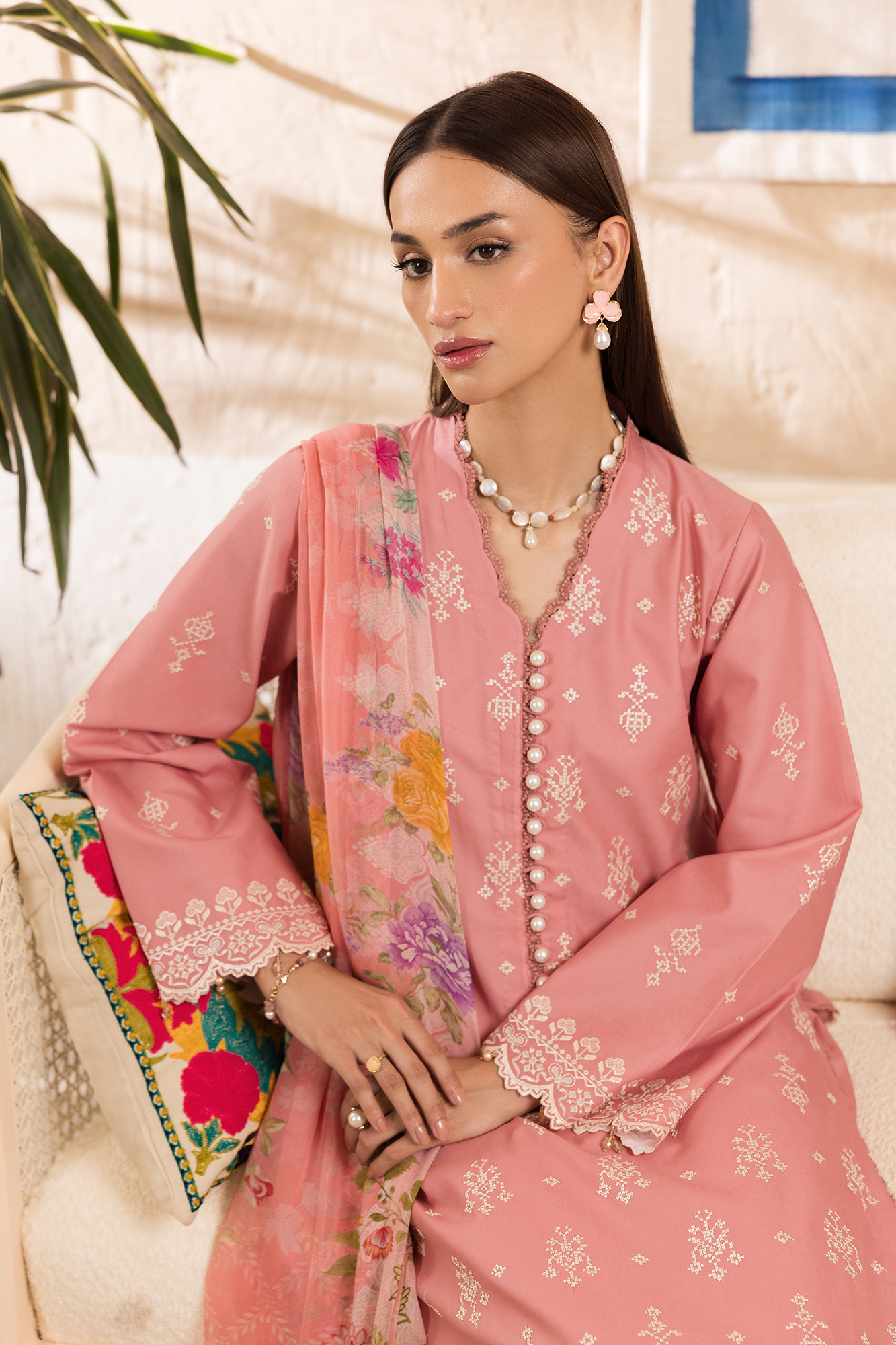 Nissa Chikankari Lawn – N-06