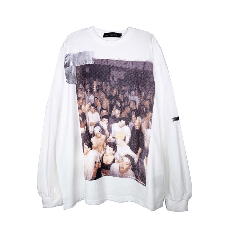 Men'S Street Trend Loose High Street Top