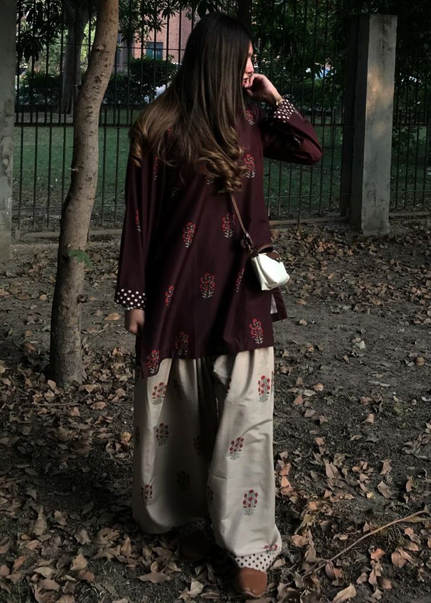 raw silk Kurta Set in Maroon