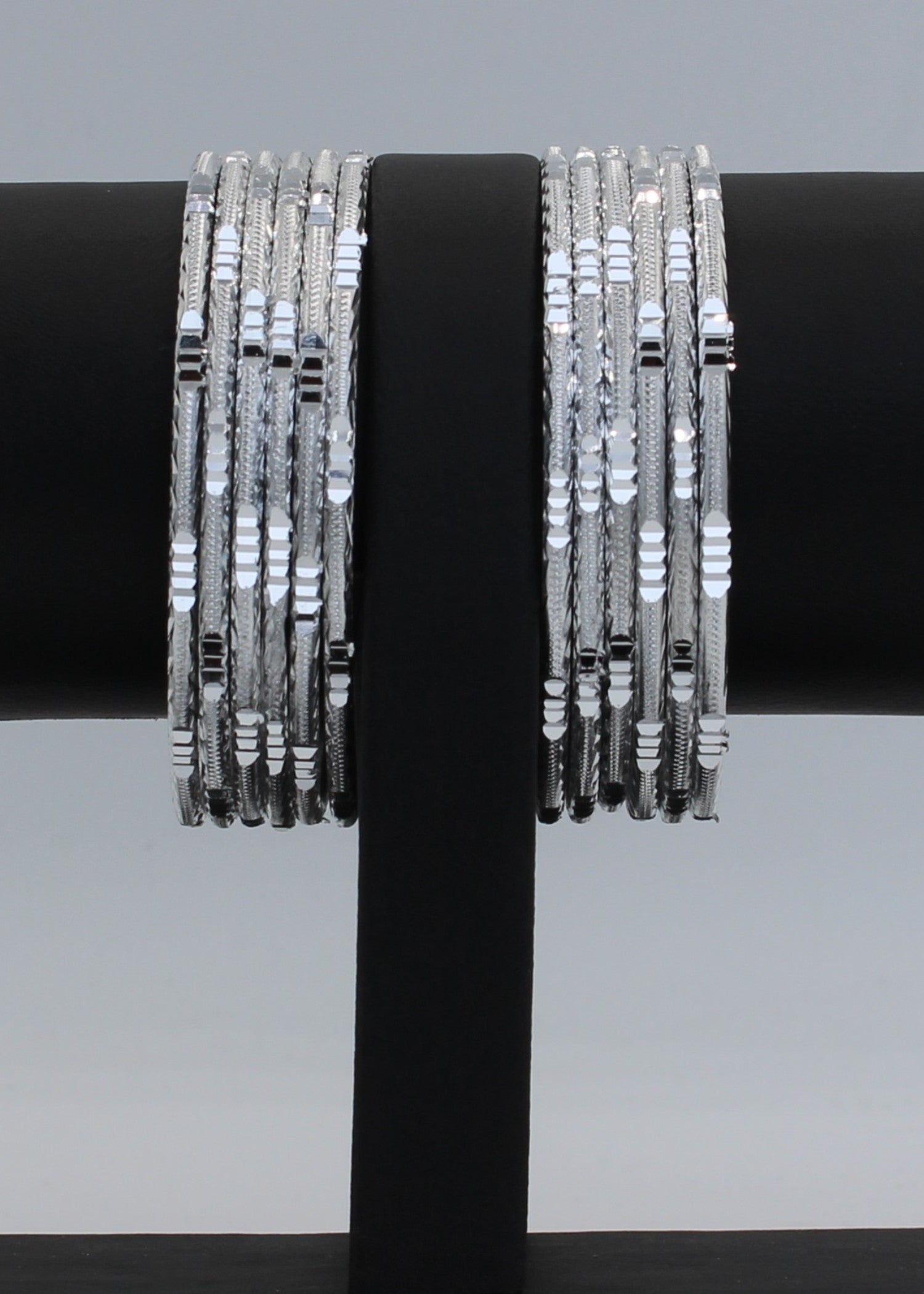 Bangles in Silver Color by - Trendy Women Bangles KMX9712