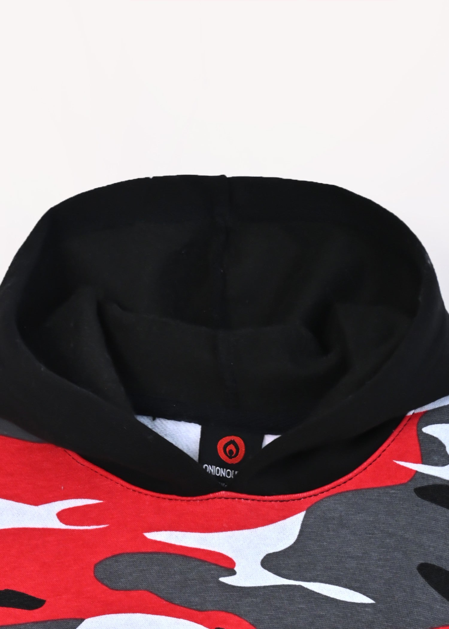 fleece Tracksuit in Red, black