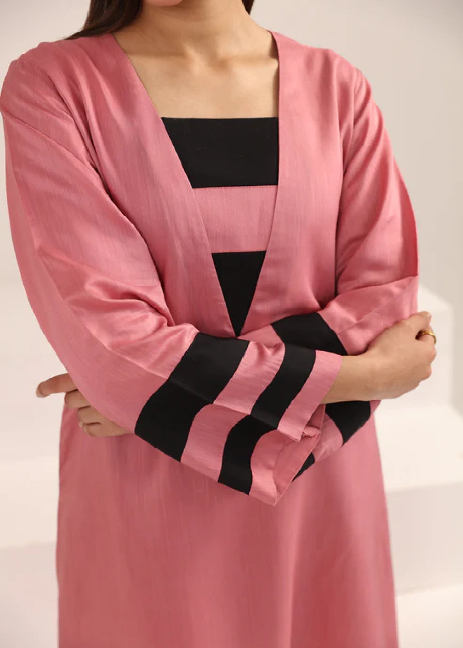 viscose Kurta Set in Salmon
