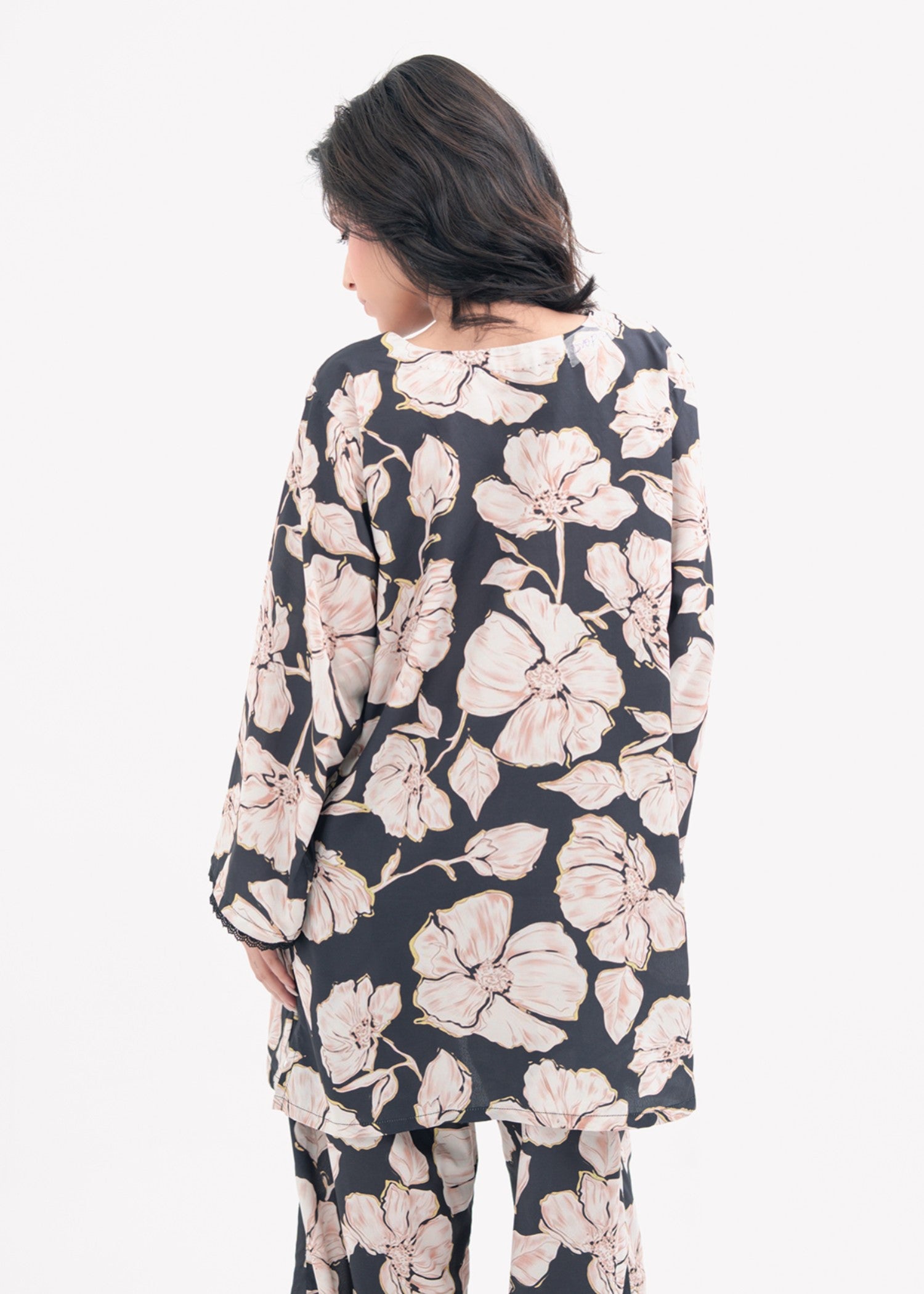 crepe Co Ord Sets in Pastel grey