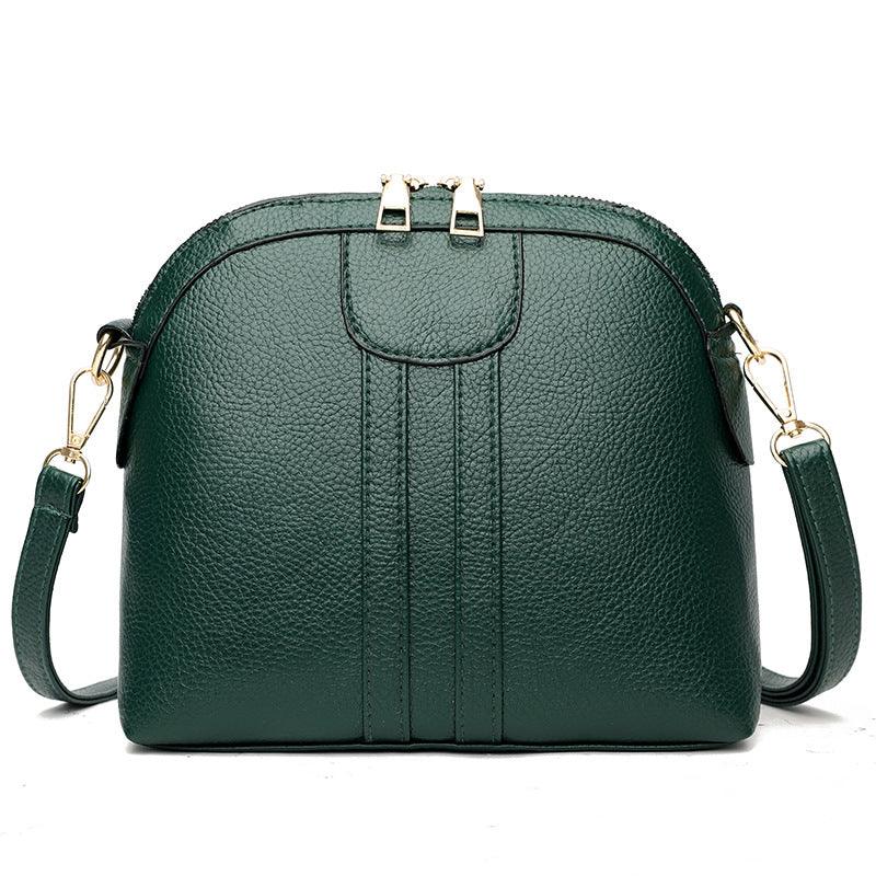 Fashion Shell Soft Leather Crossbody Small Bag