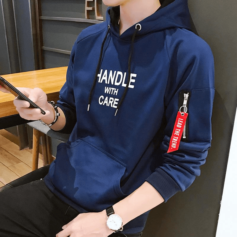 New Sweater Loose Men'S Hooded Men'S Baseball Uniform
