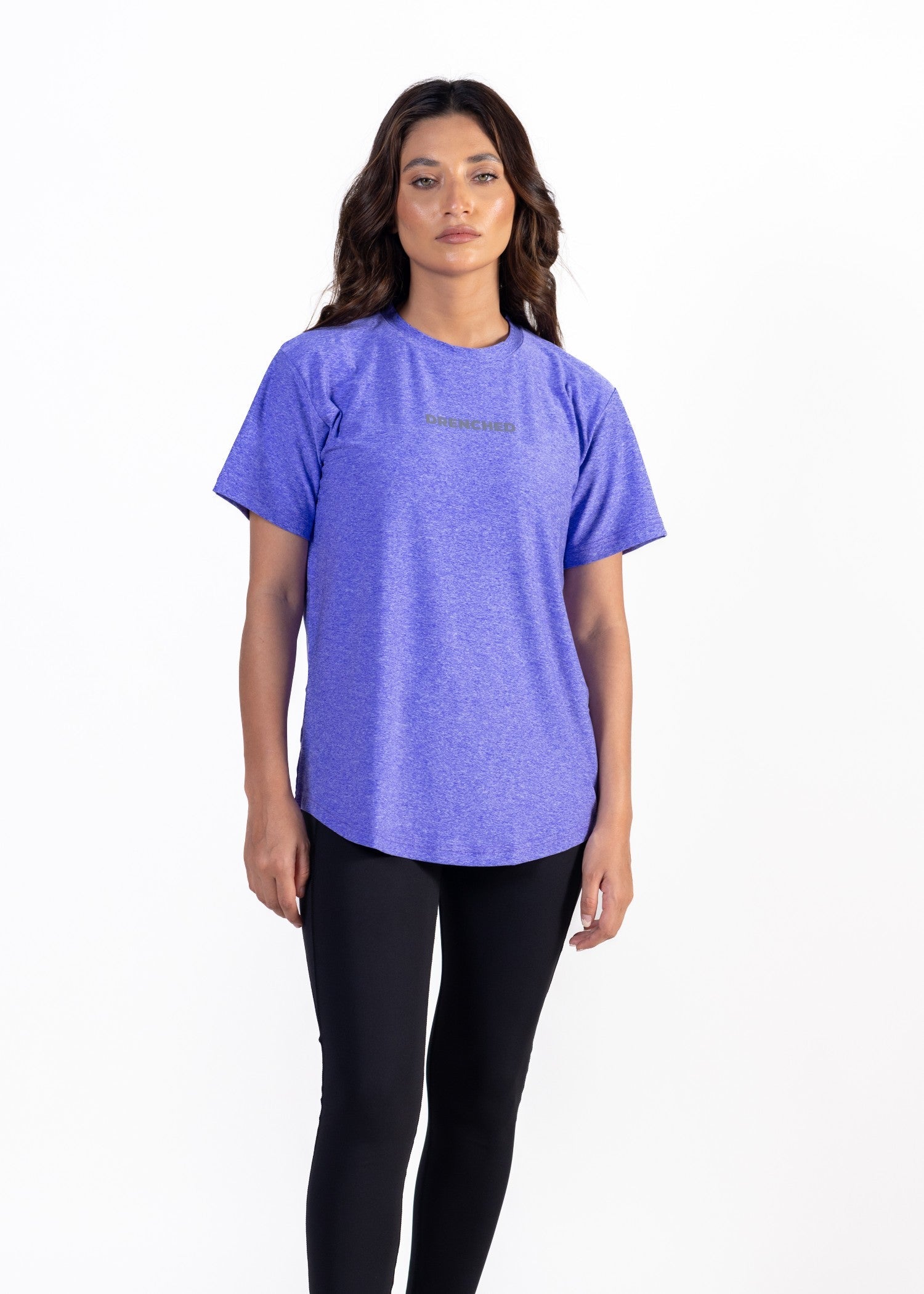 polyester nylon T Shirt in Purple