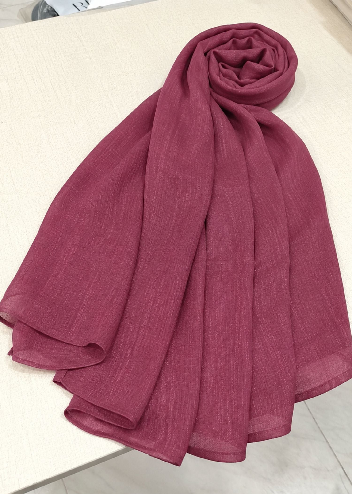 viscose Hijab in Maroon