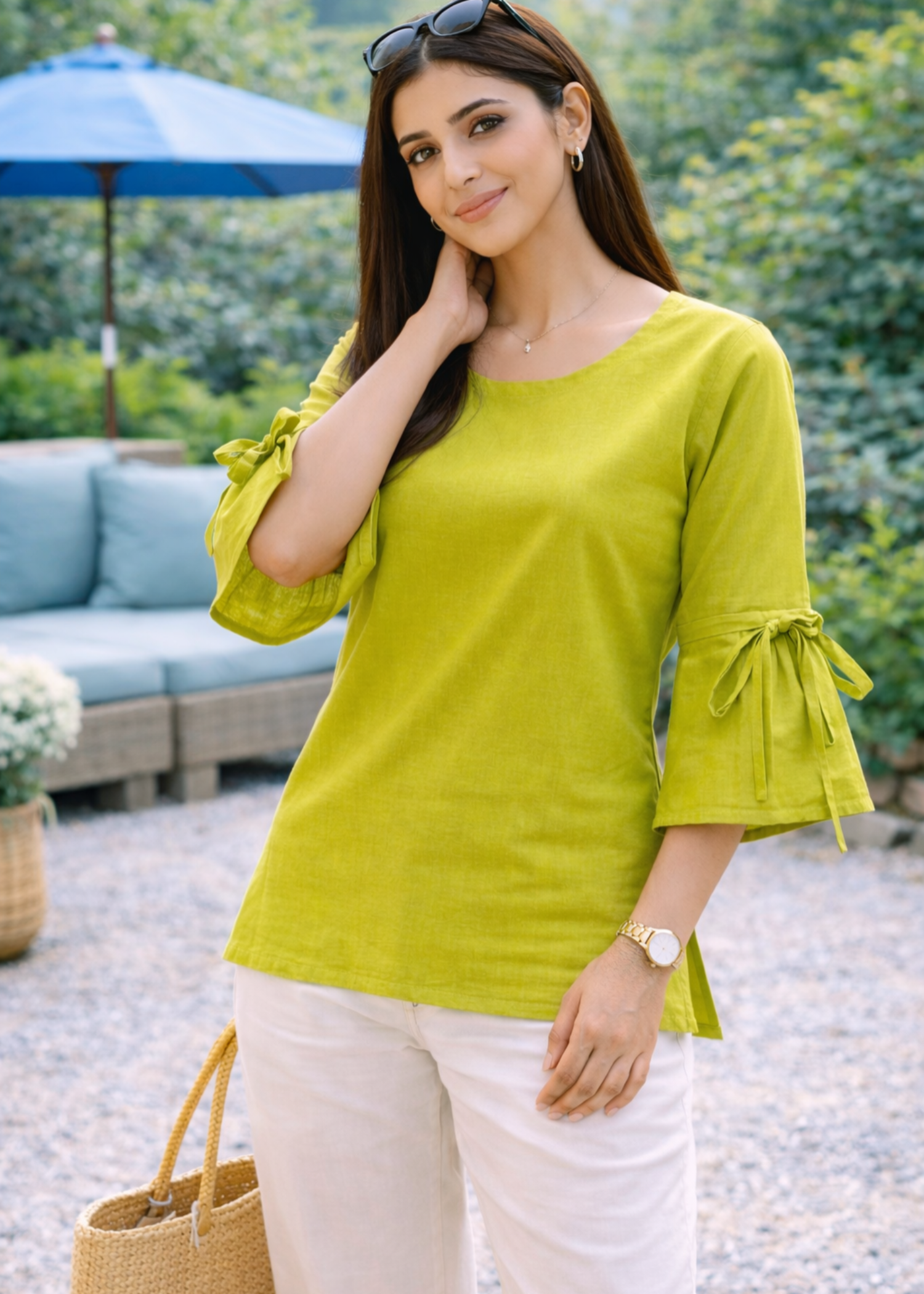 lawn Top in Pear