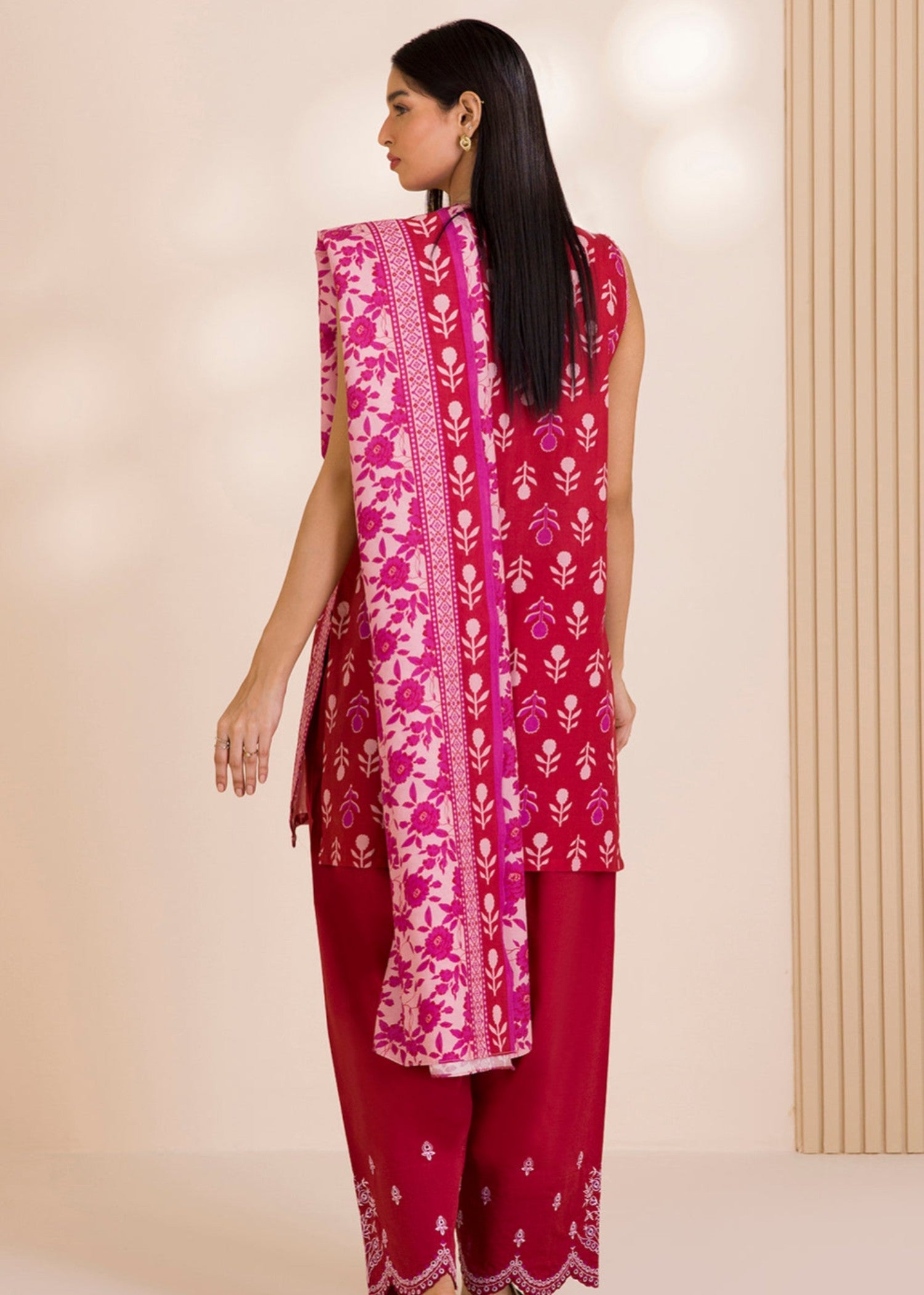 cotton Unstitched in Red