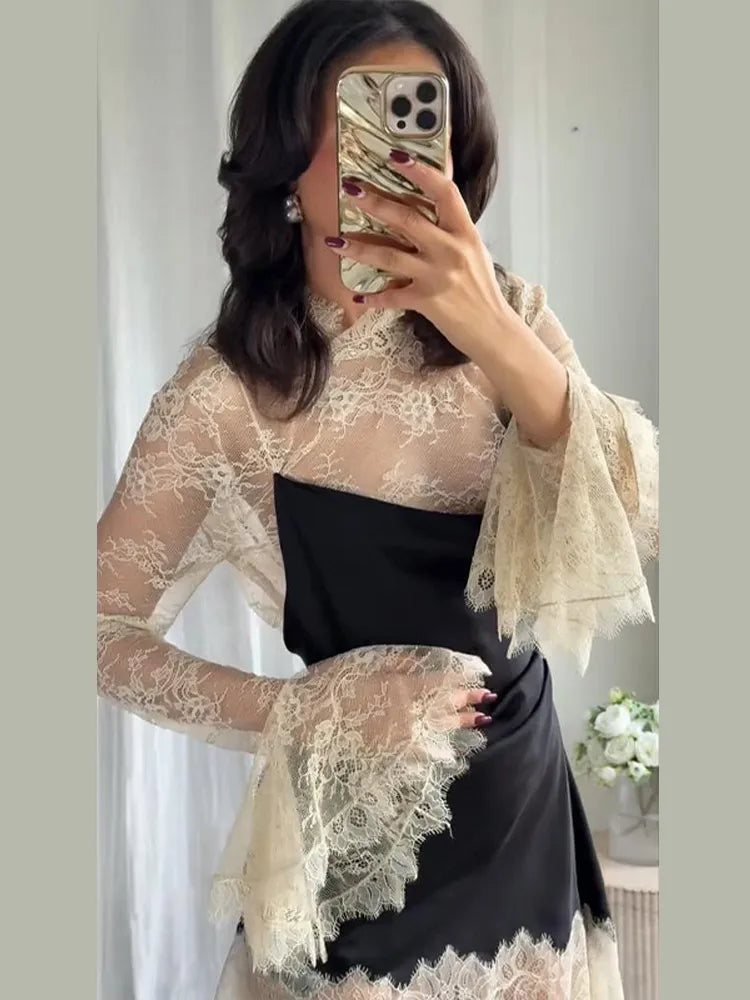 ELISA SATIN DRESS