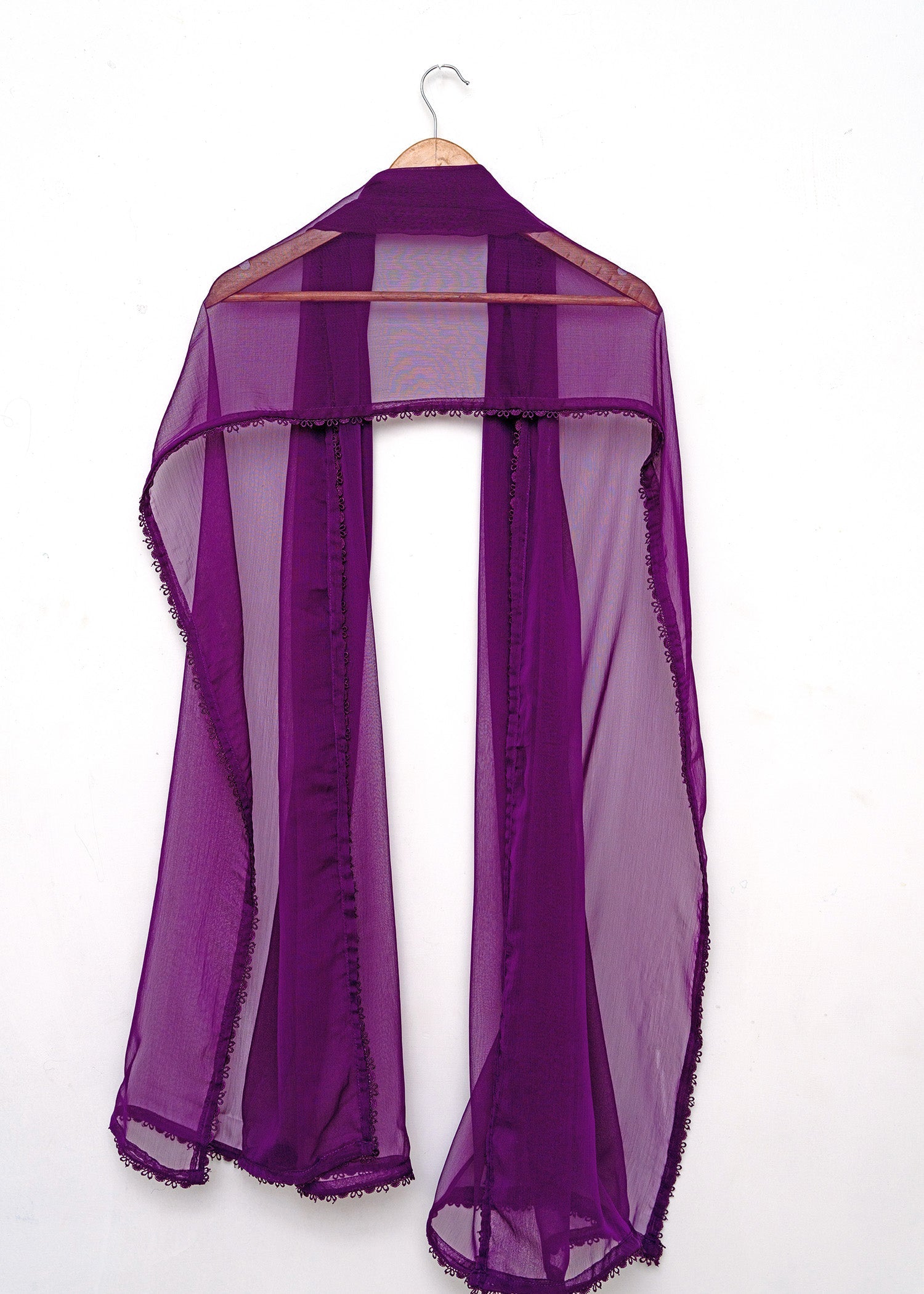 Dupatta in Purple