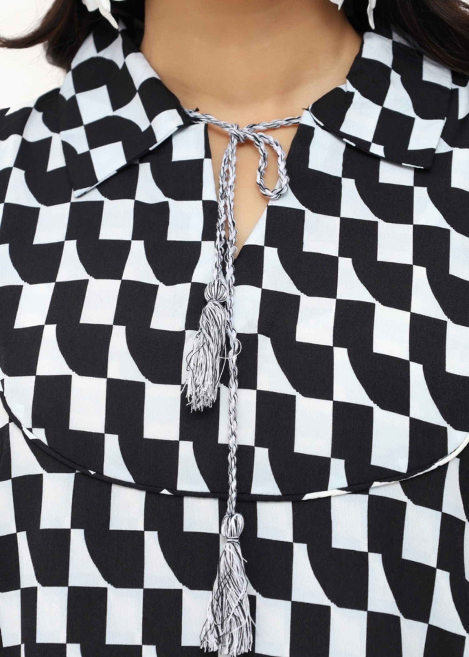 silk finish lawn Co ord Sets in Black, white