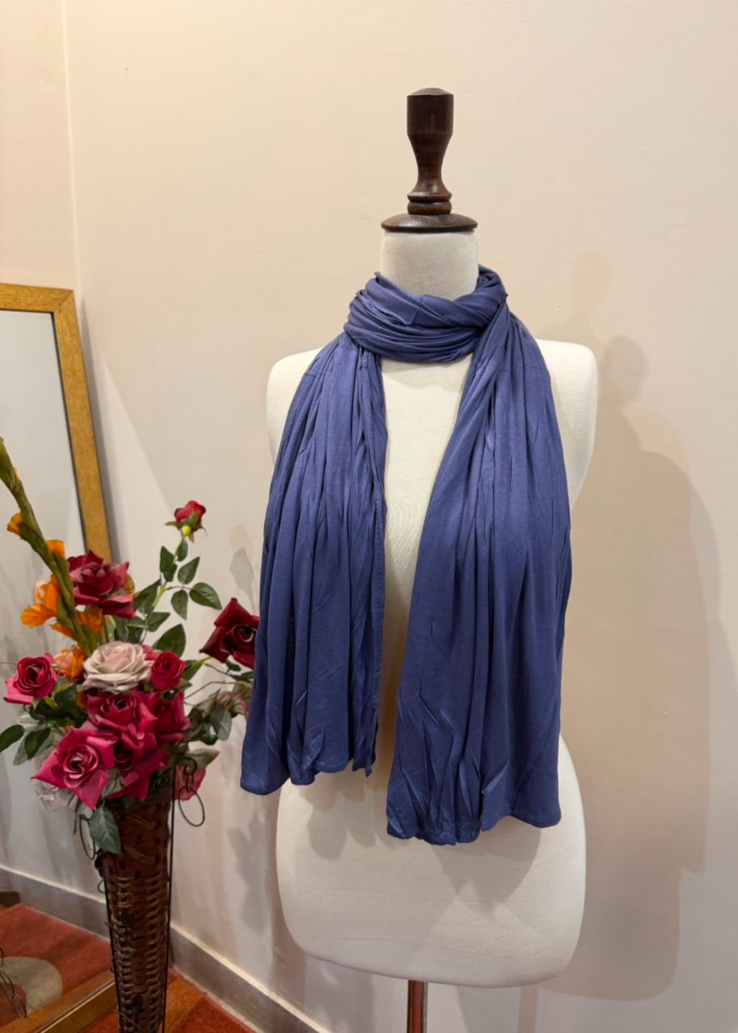 jersey knit Hijab in Yale blue