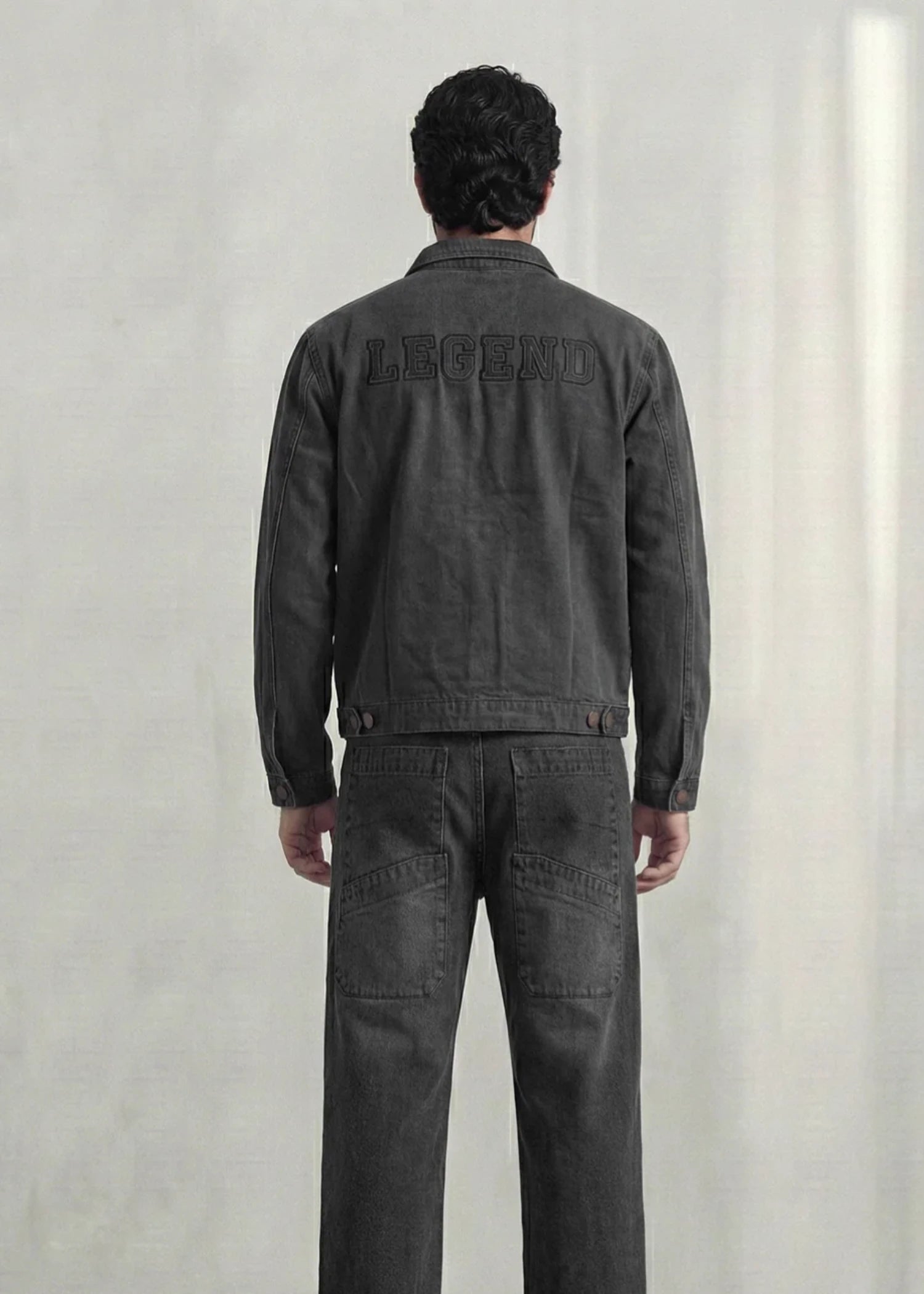 denim Jacket in Grey