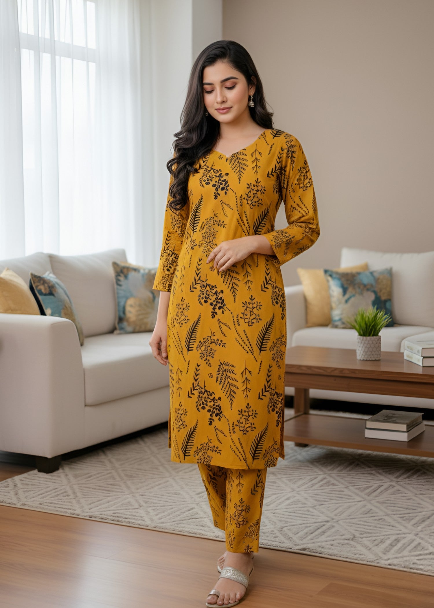 cambric Co Ord Sets in Marigold