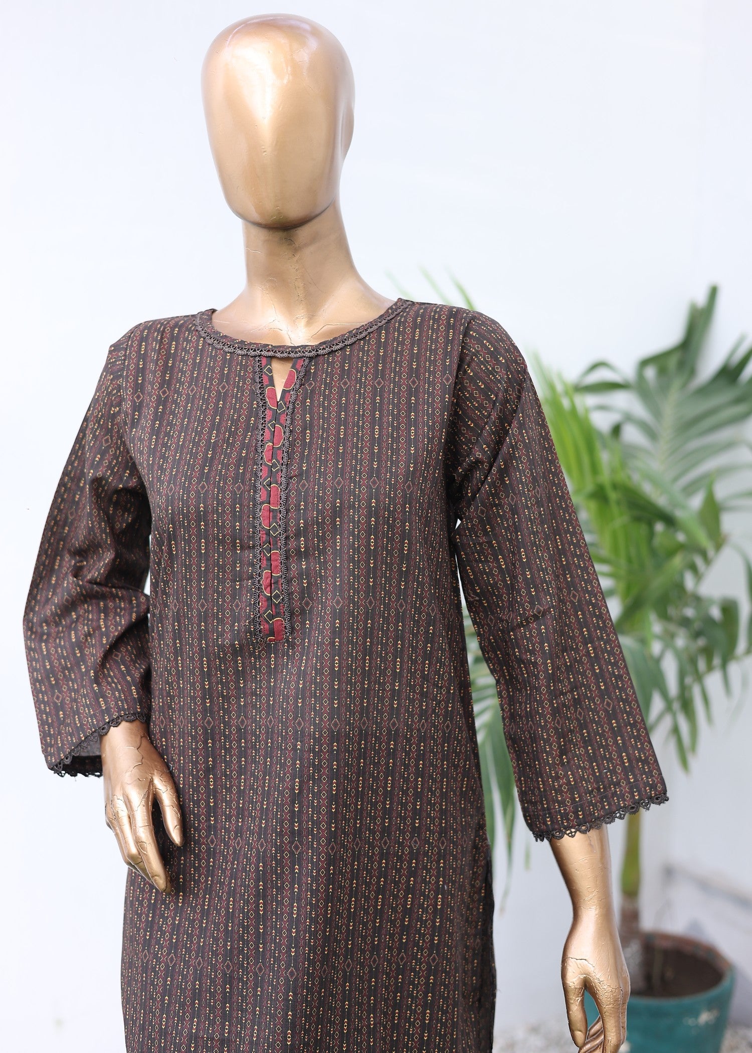 lawn Co Ord Sets in Dark brown