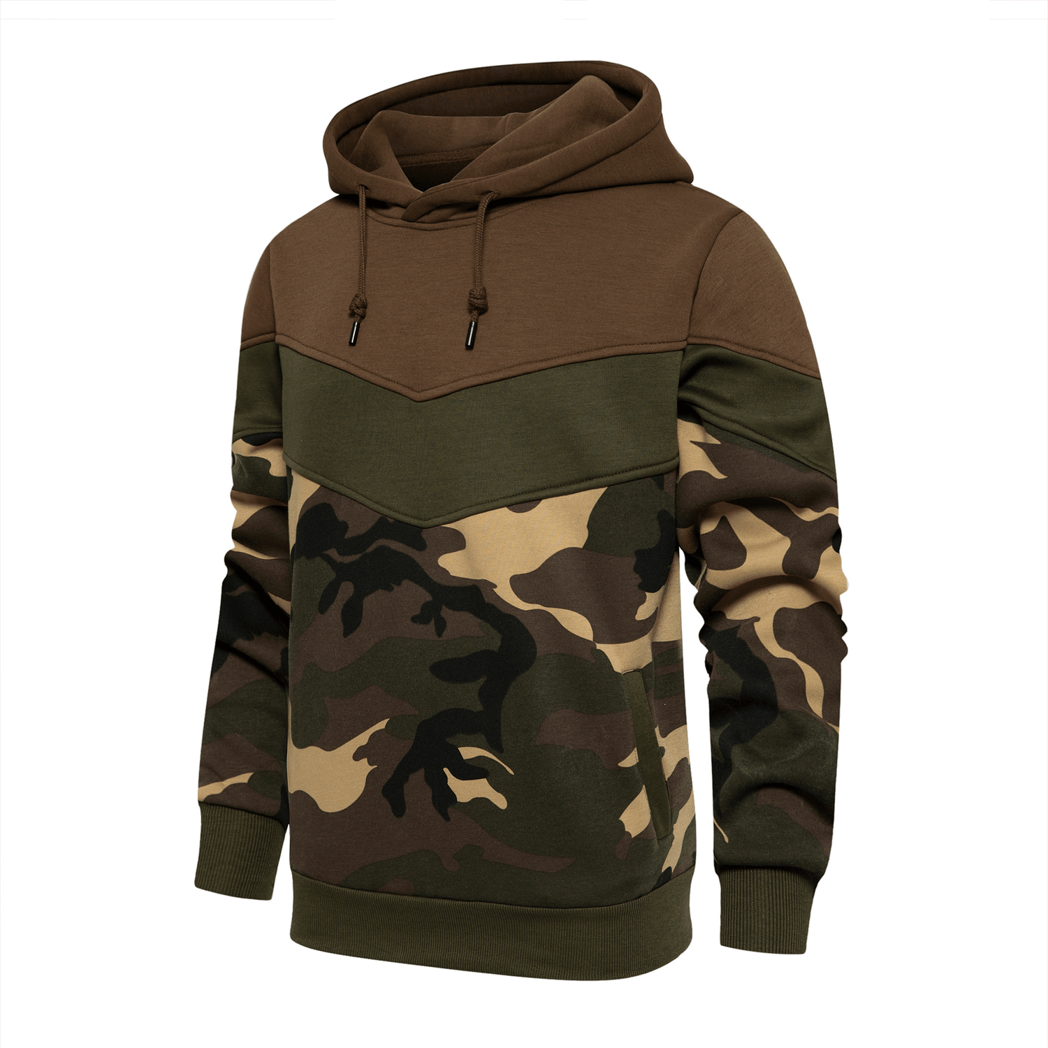 New European and American Men'S Color Matching and Color Matching Fashion