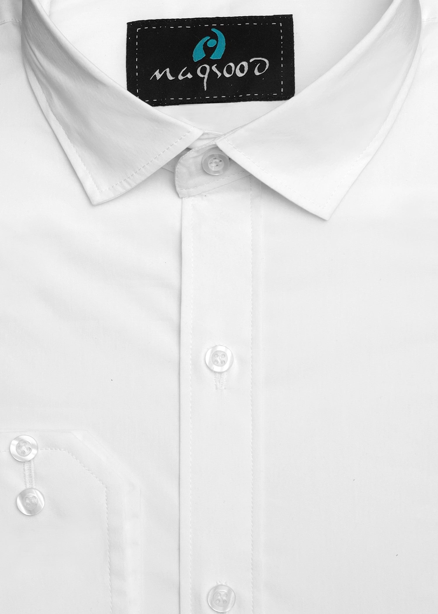 cotton Casual Shirt in White