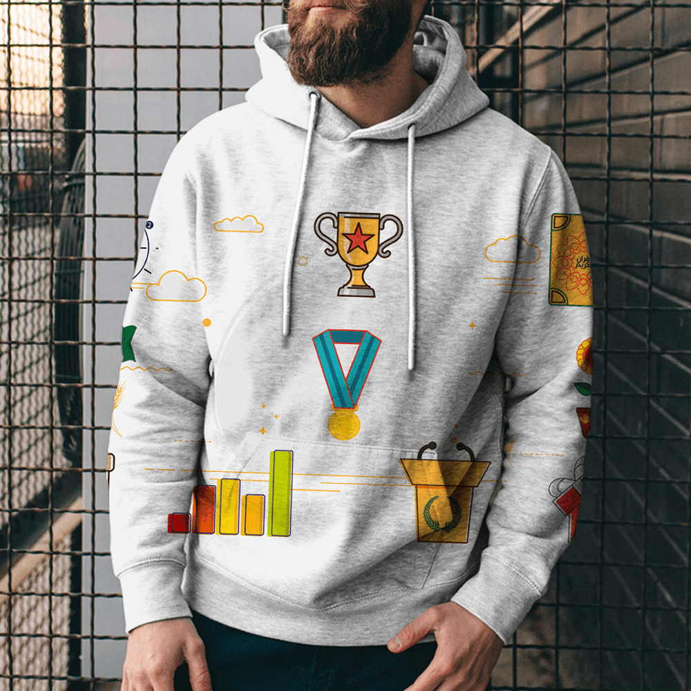 The New Geometric Digital Print Hoodie