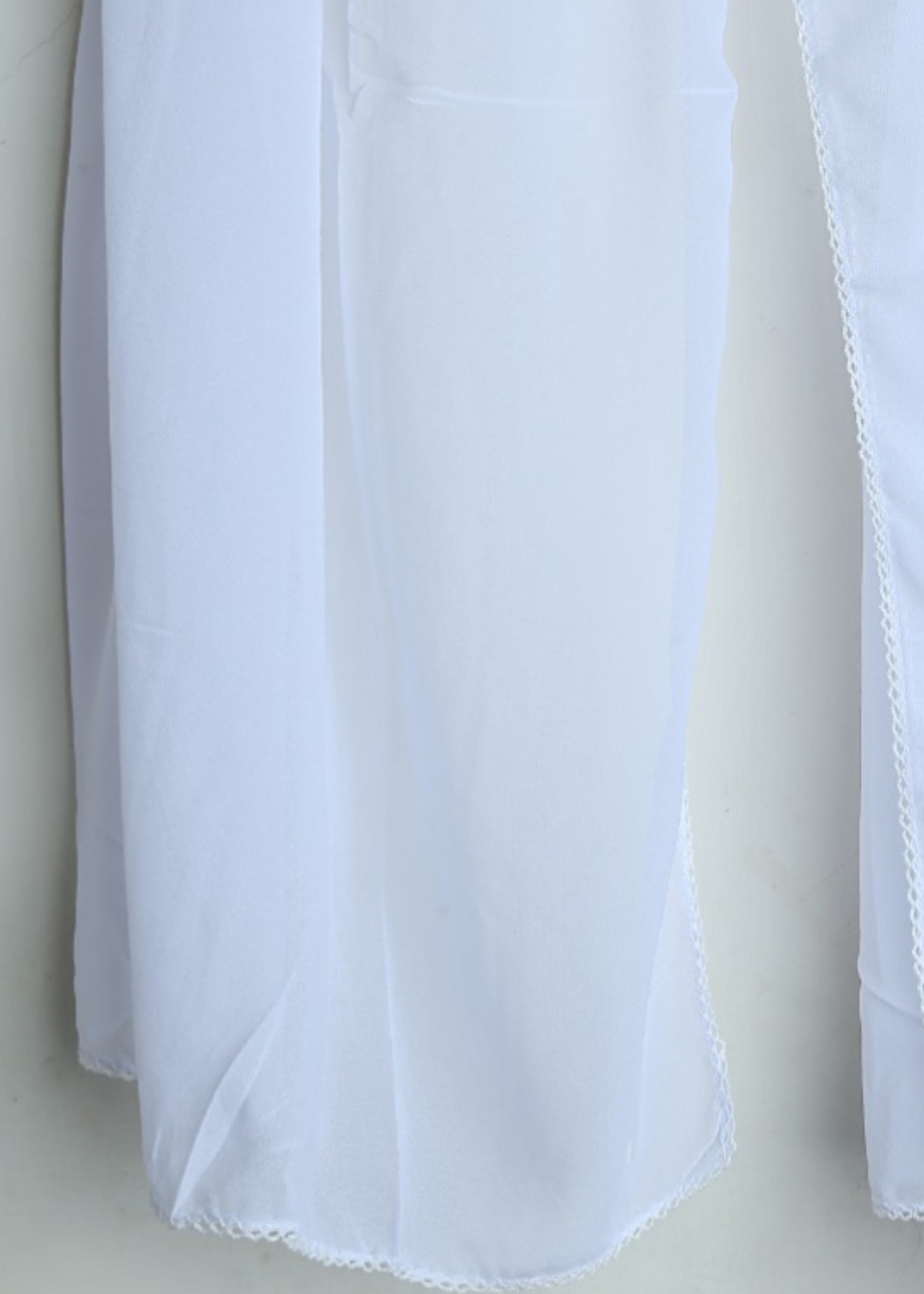 georgette Hijab in White