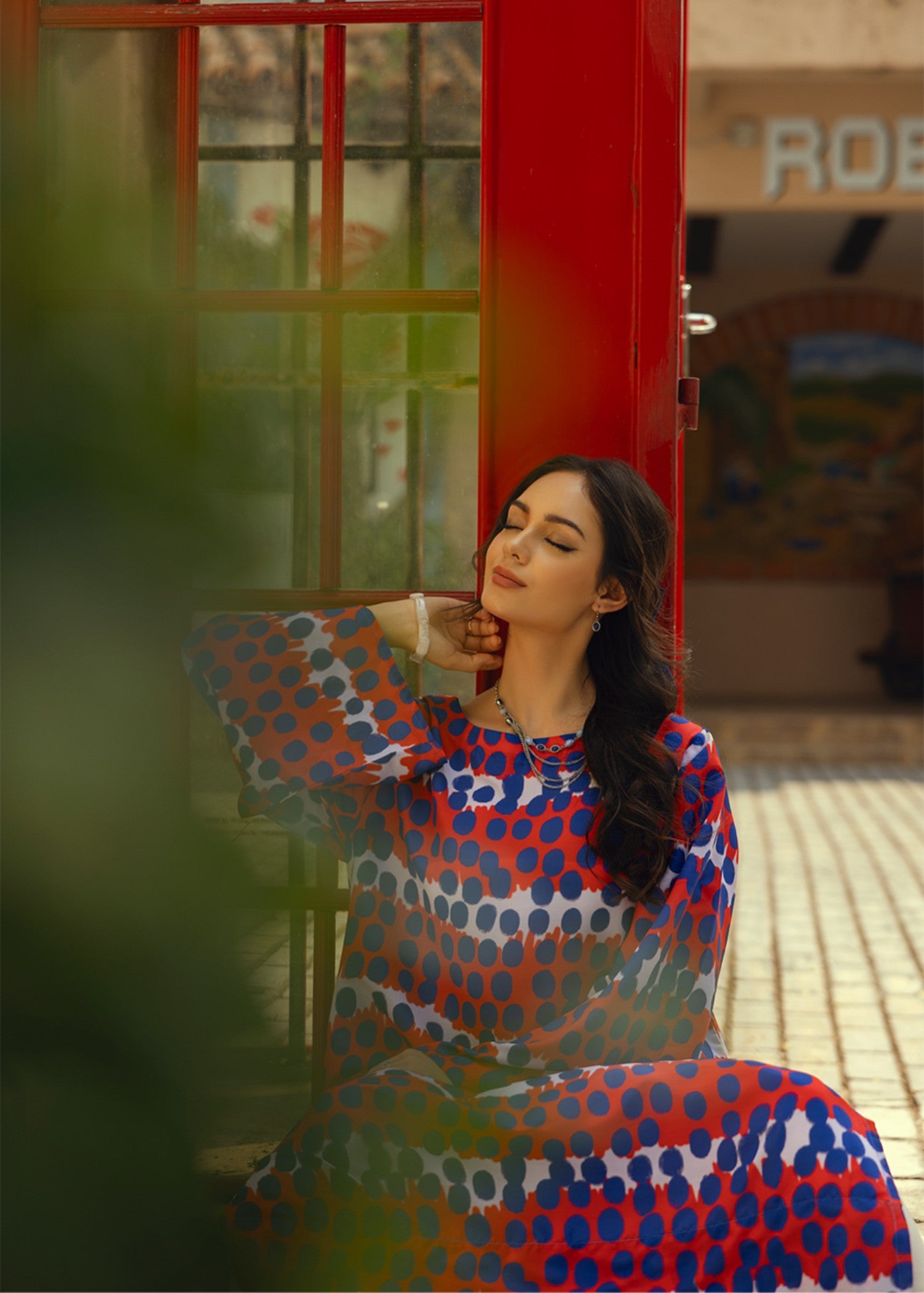 silk finish lawn Kurti in Multi