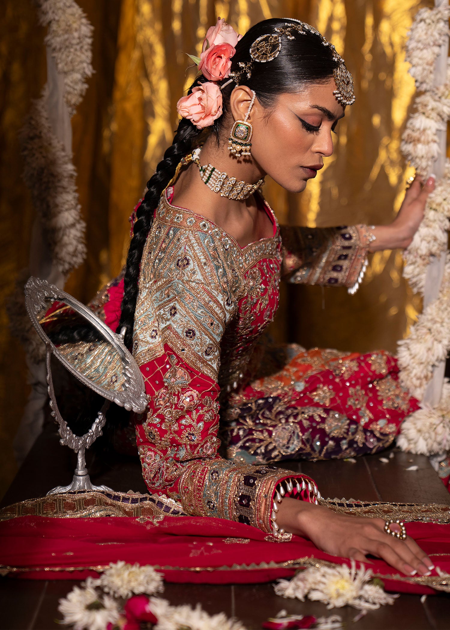 charmuse/shamooz Lehenga in Multi