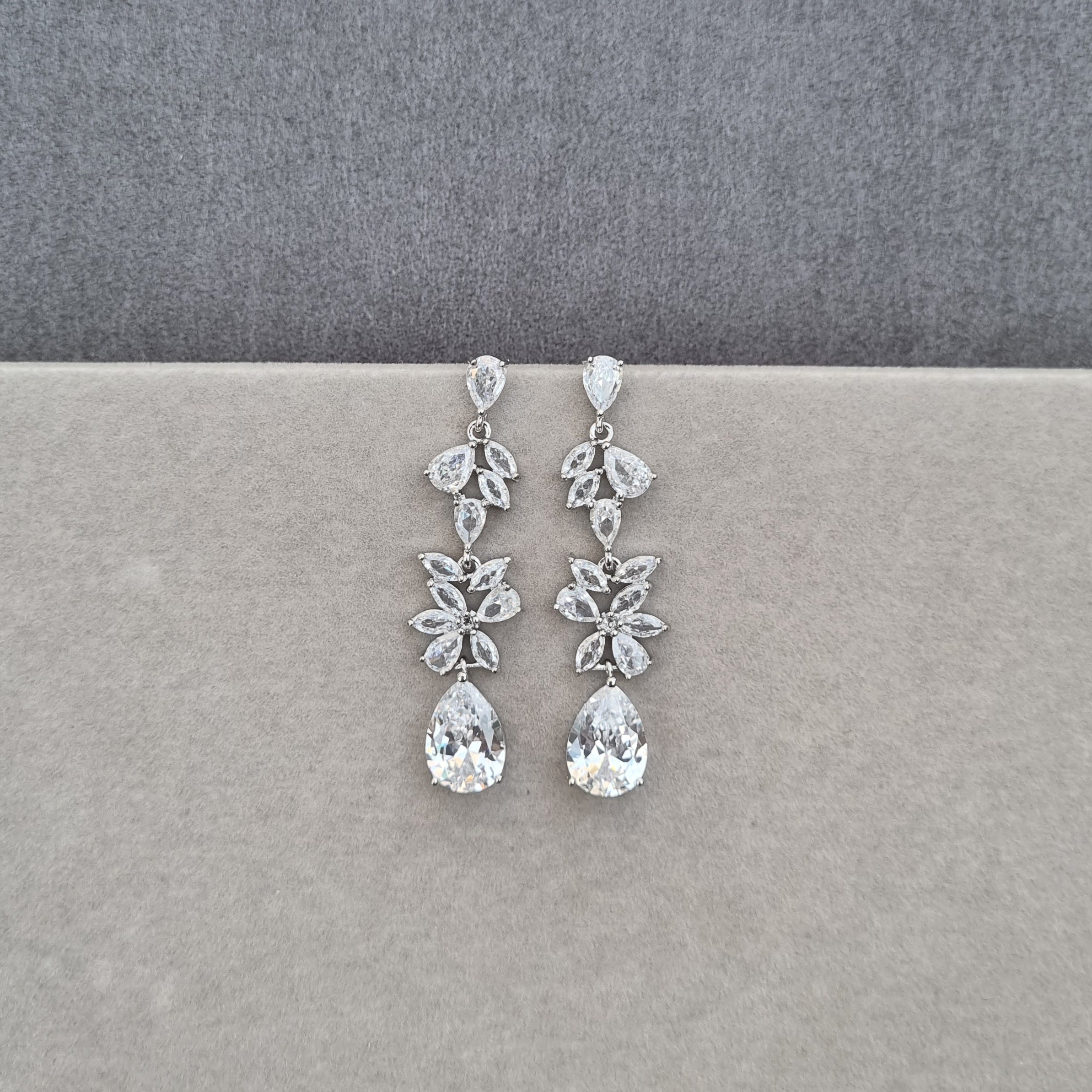 Earrings in Silver Color by - Trendy Women Earrings UFZ4803