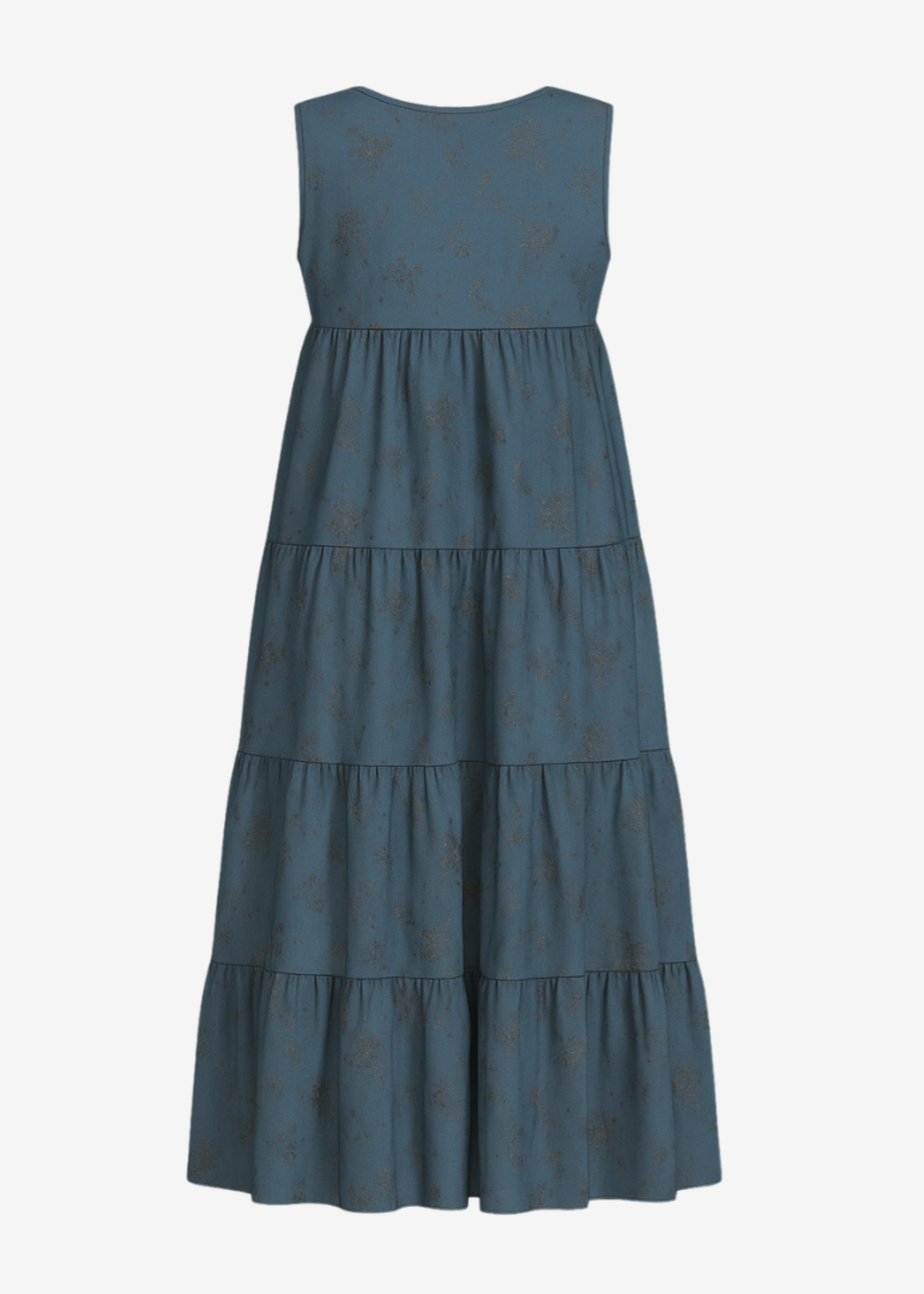 denim-like chambray Dress in Yale blue