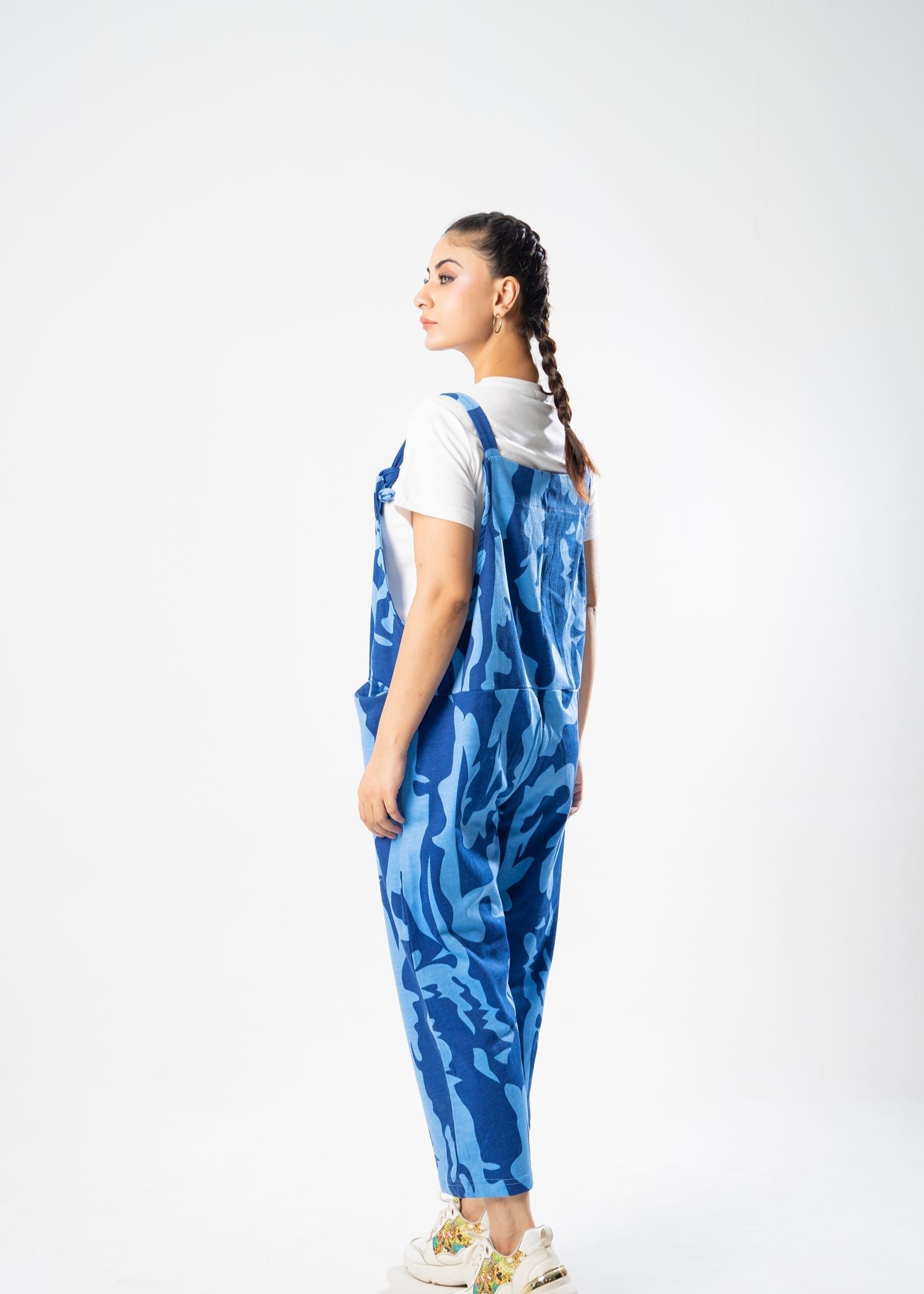 terry Jumpsuit in Royal blue