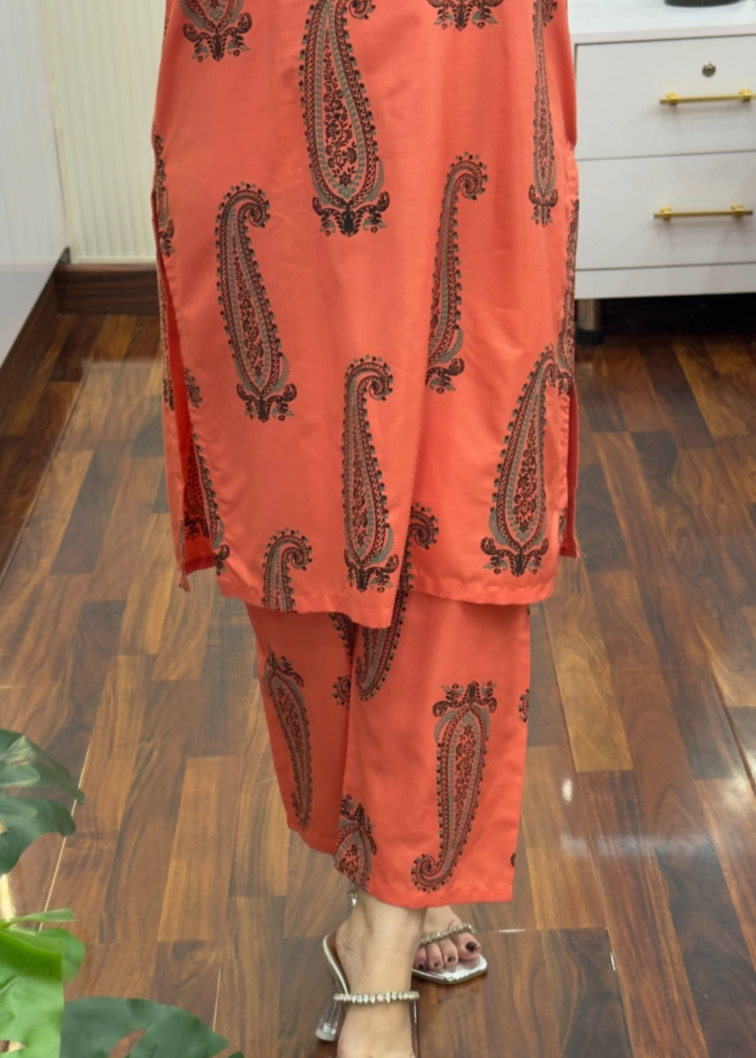 linen Co Ord Sets in Watermelon pink
