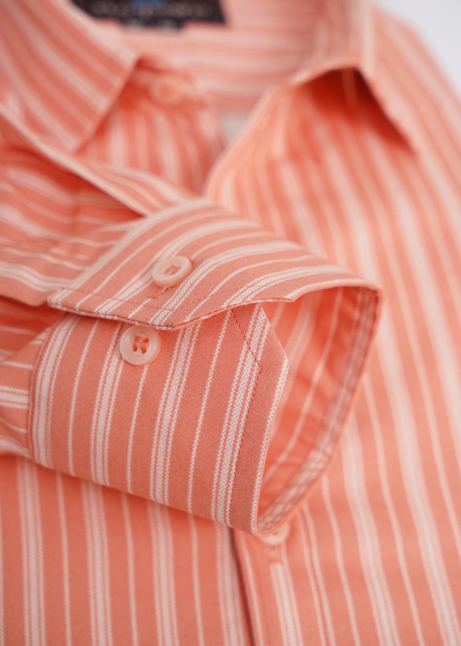 cotton Casual Shirt in Light salmon