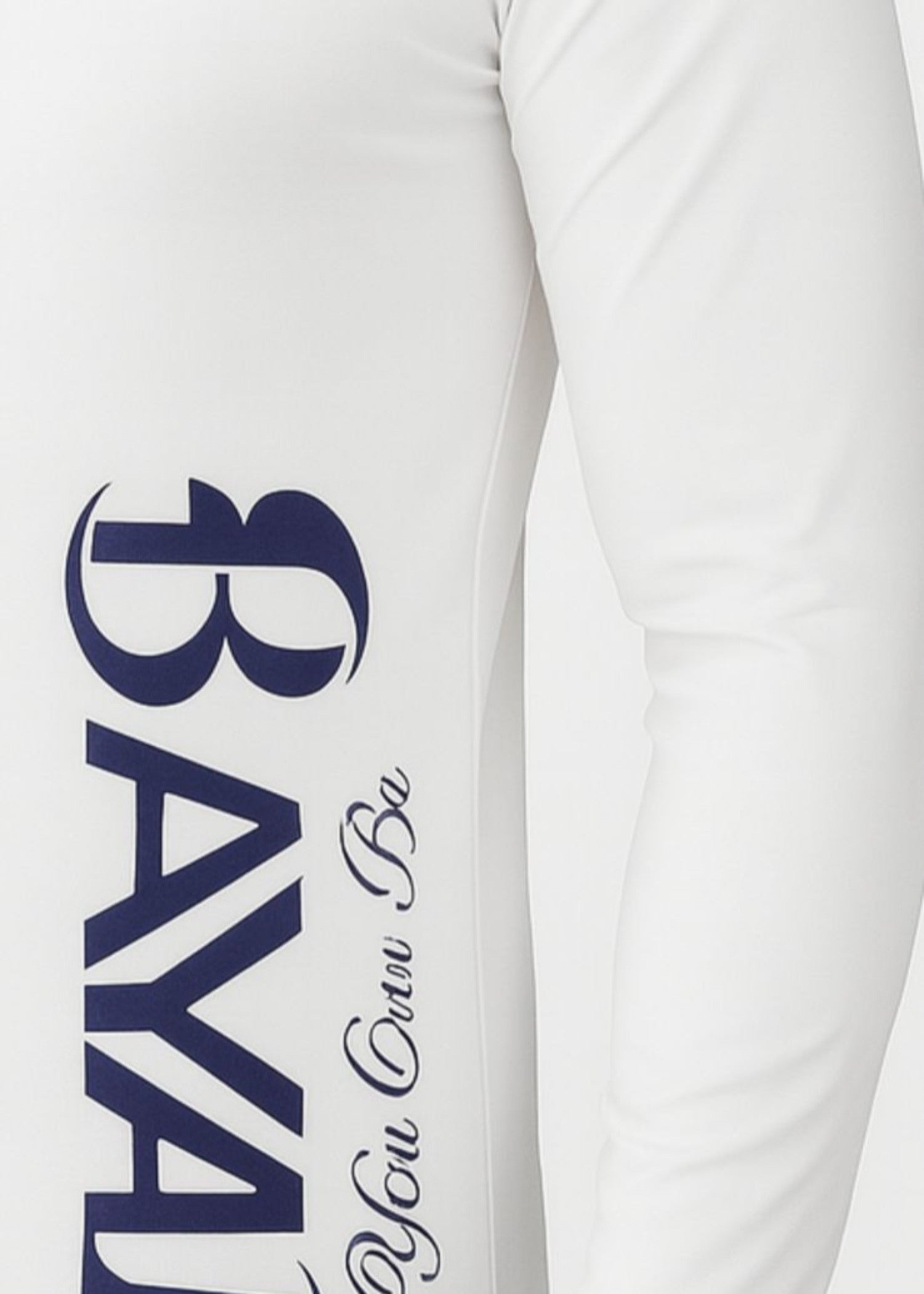 polyester-spandex T Shirt in White