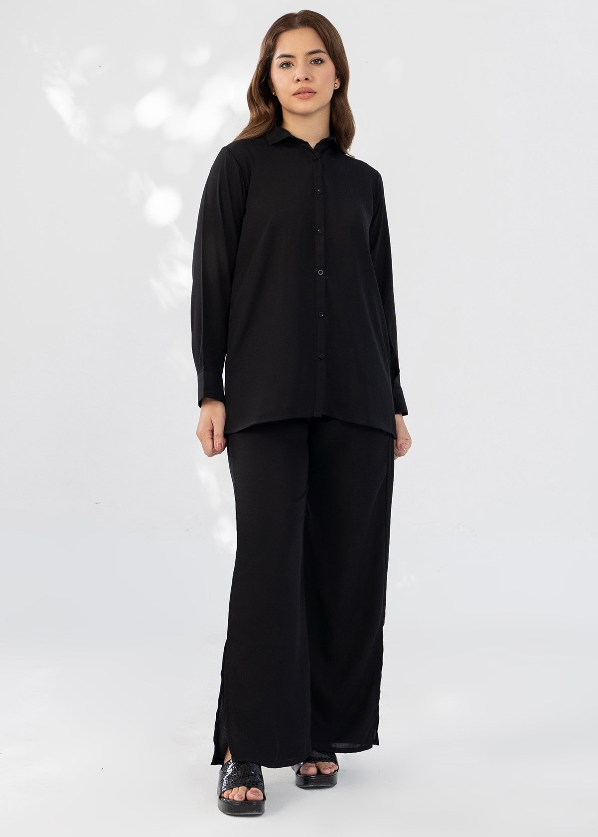 georgette Co Ord Sets in Black