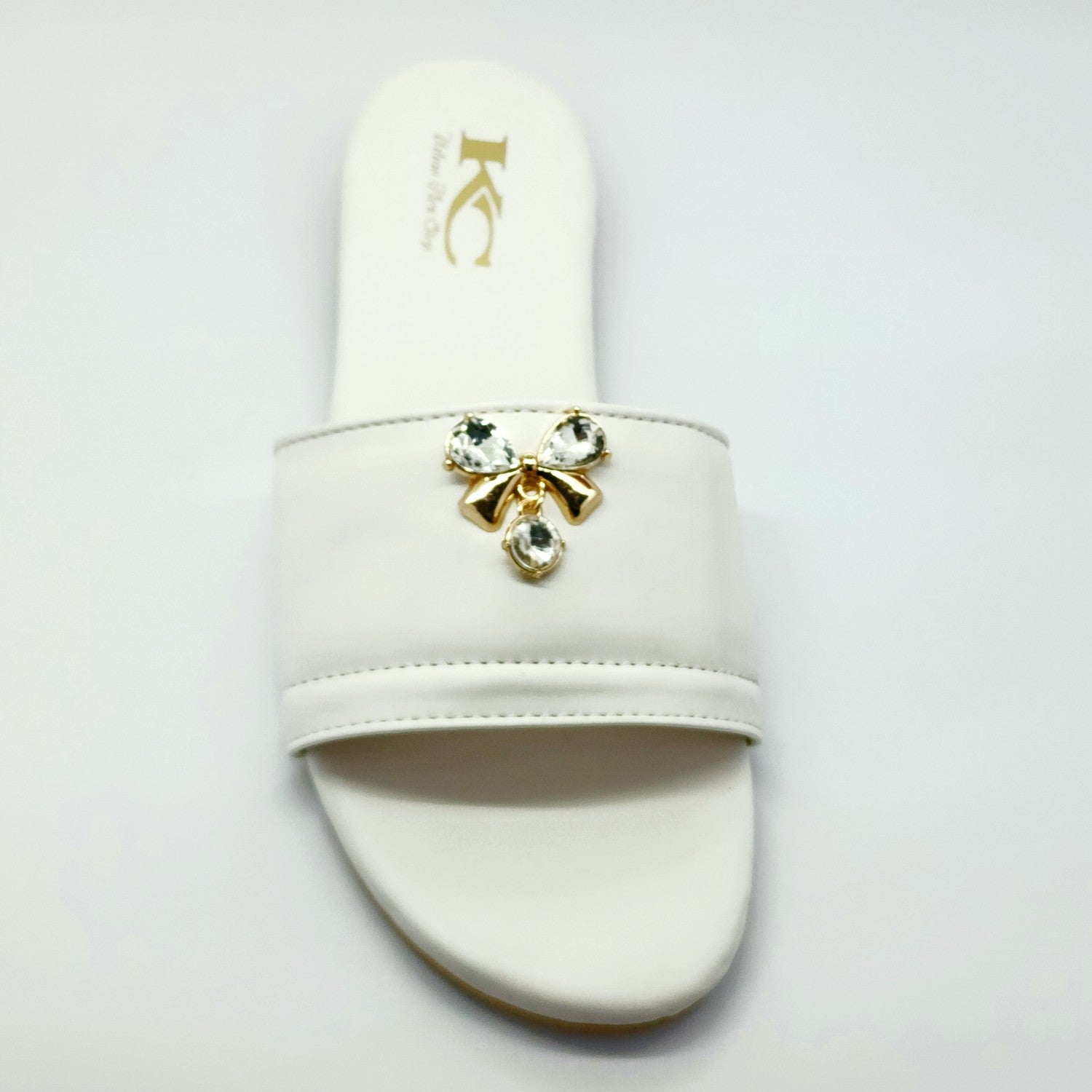 Flats in White by - High Quality Women Flats CKI5447