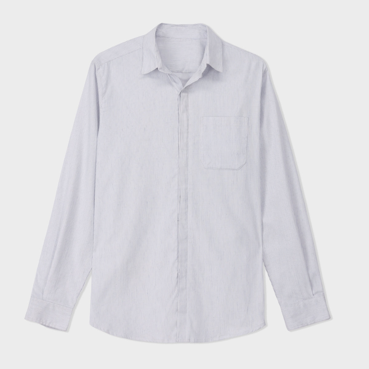 polyester nylon Formal Shirt in White