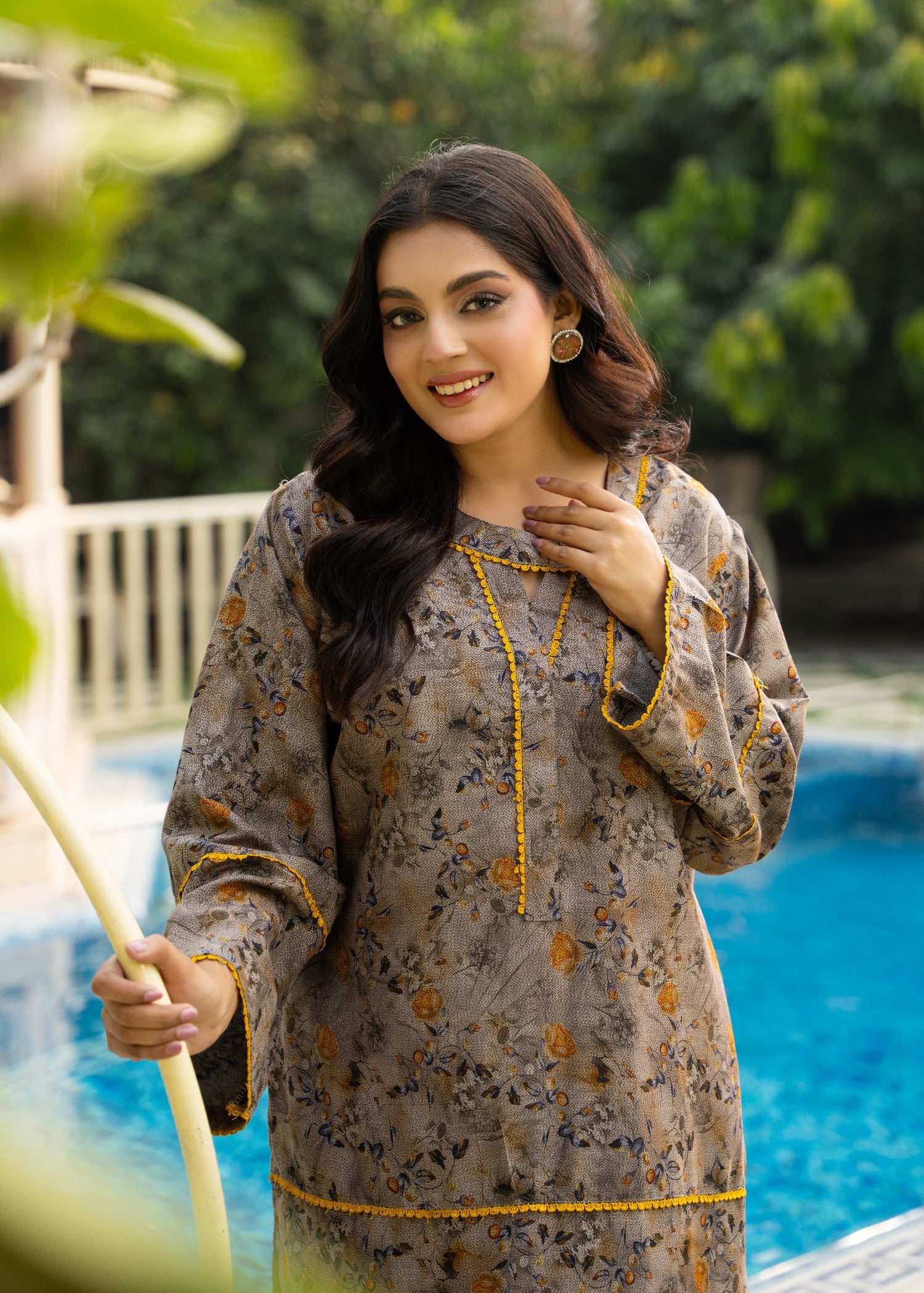 dhanak Co Ord Sets in Pastel grey