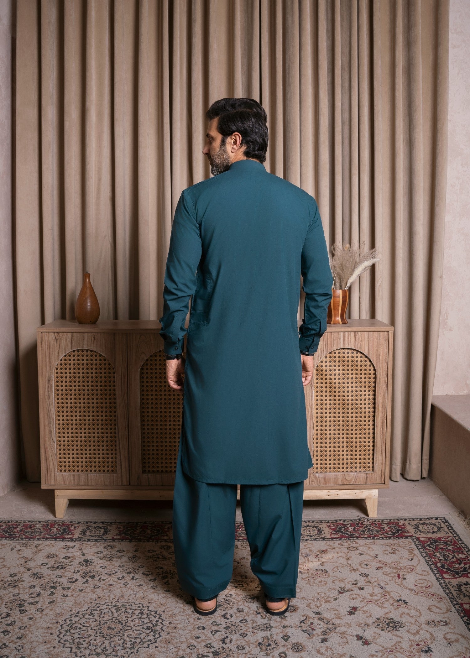 wash & wear Shalwar Kameez in Teal