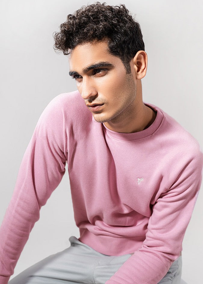cotton Sweatshirt in Purple
