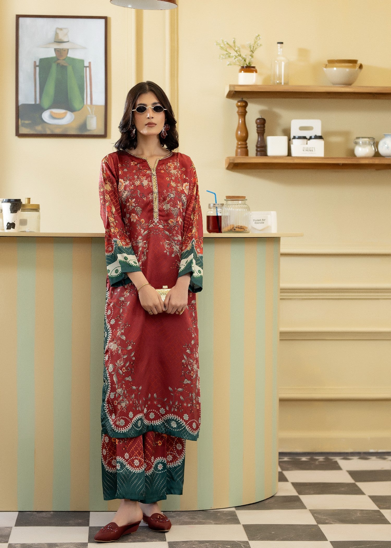 charmuse/shamooz Co Ord Sets in Red