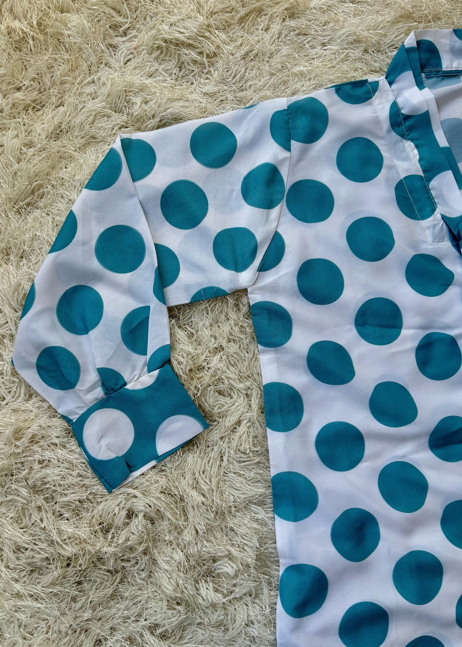blended grip silk Co Ord Sets in Aquamarine
