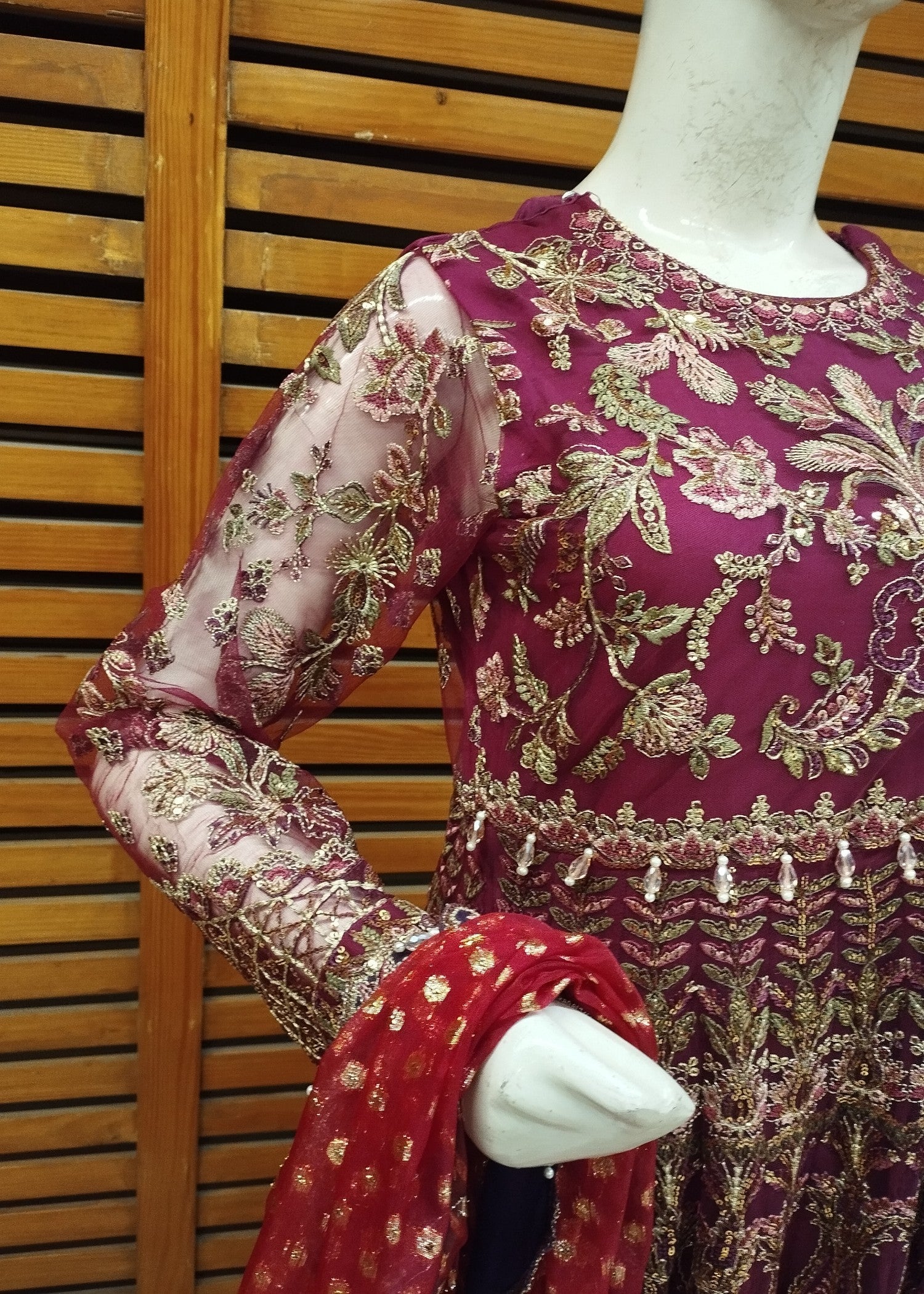 net Maxi in Magenta