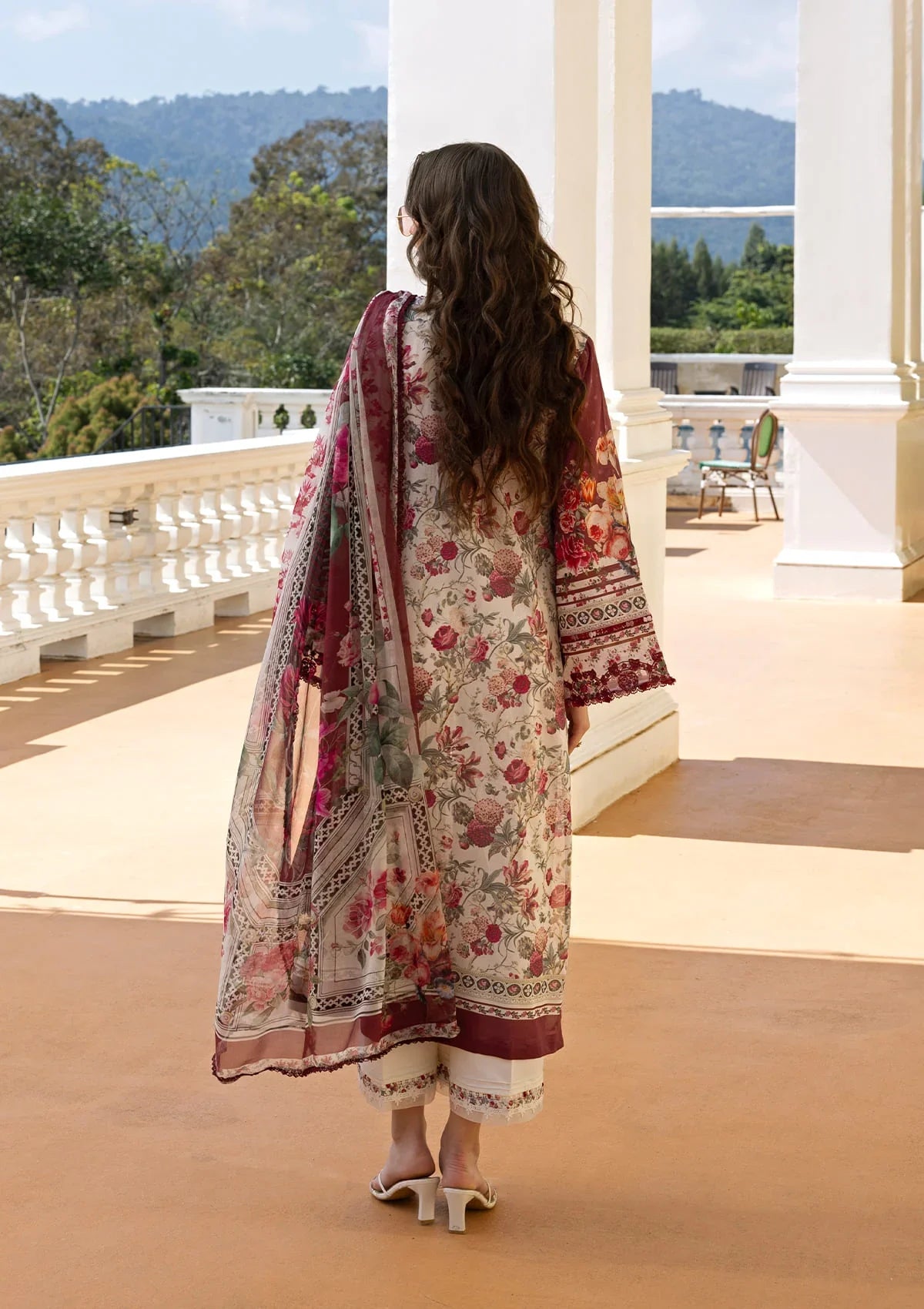 Signature Embroidered Lawn Prints – ESA-2B RUBY LADY