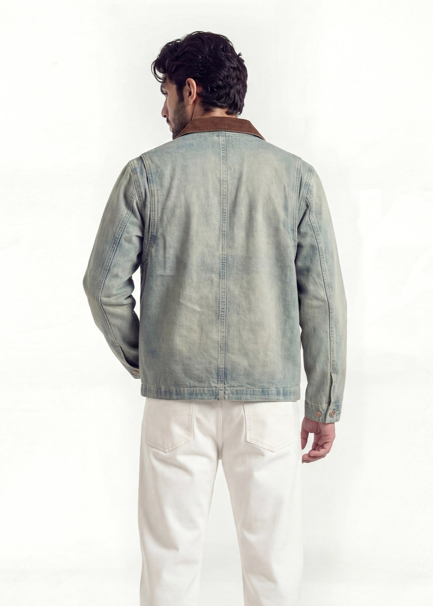 cotton Jacket in Blue