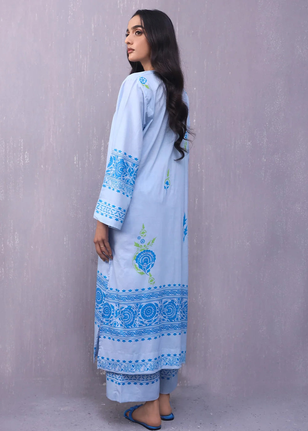 lawn Co Ord Sets in Ice blue