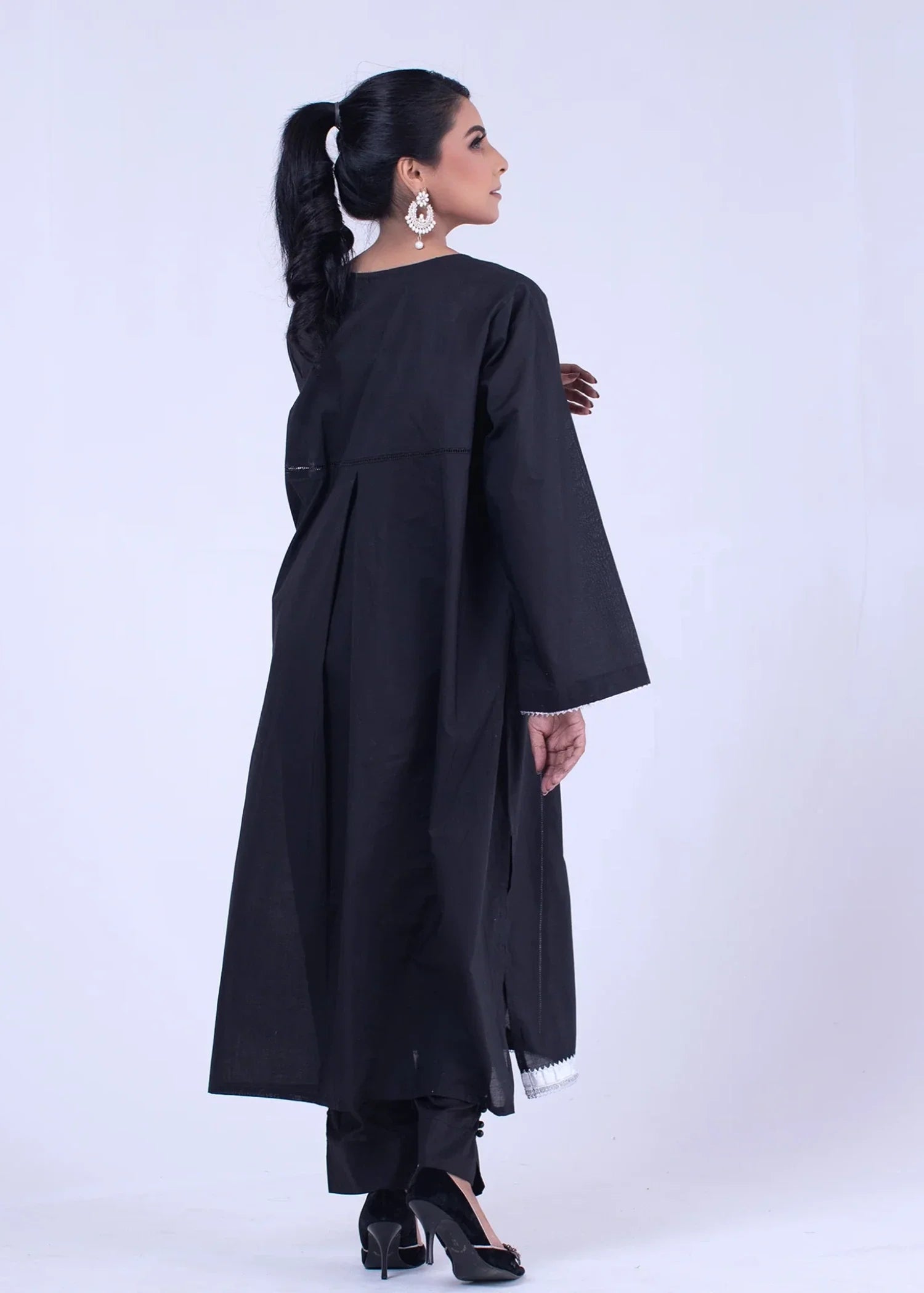 cotton Kurti in Black