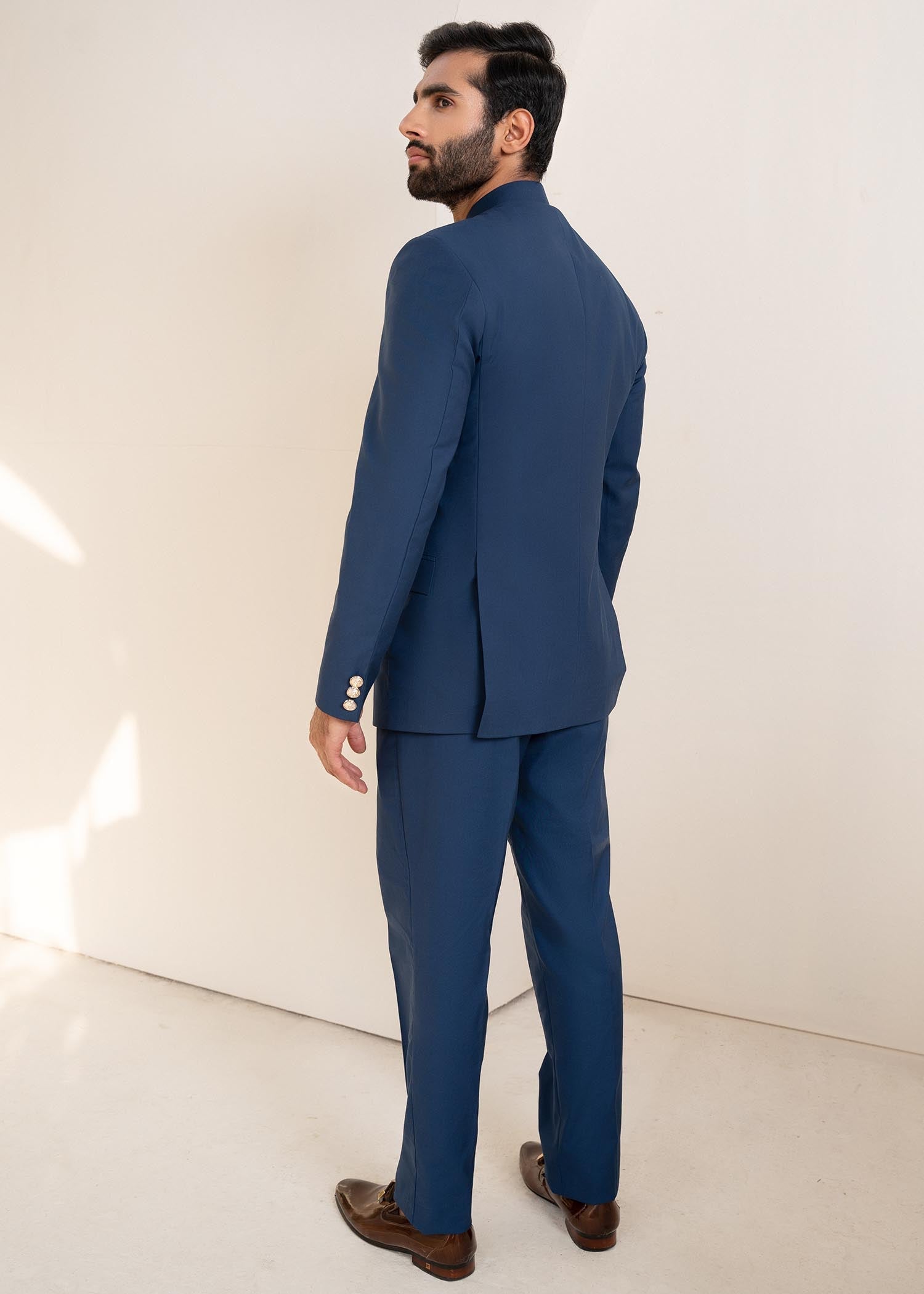 tropical Prince Coat in Royal blue