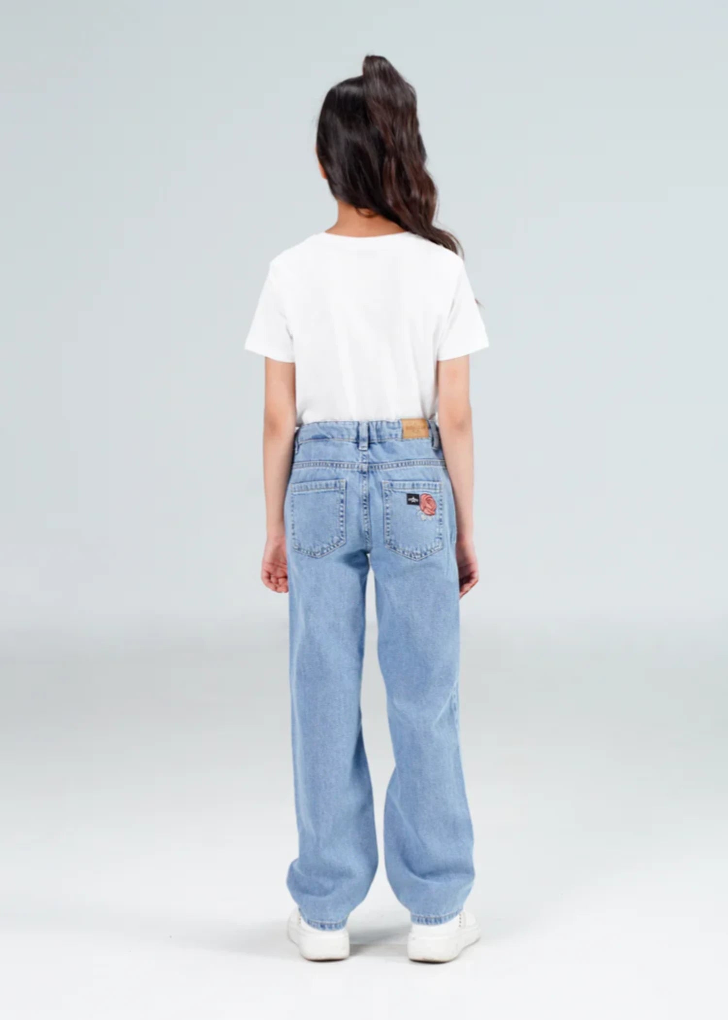 stretch denim Jeans in Light blue