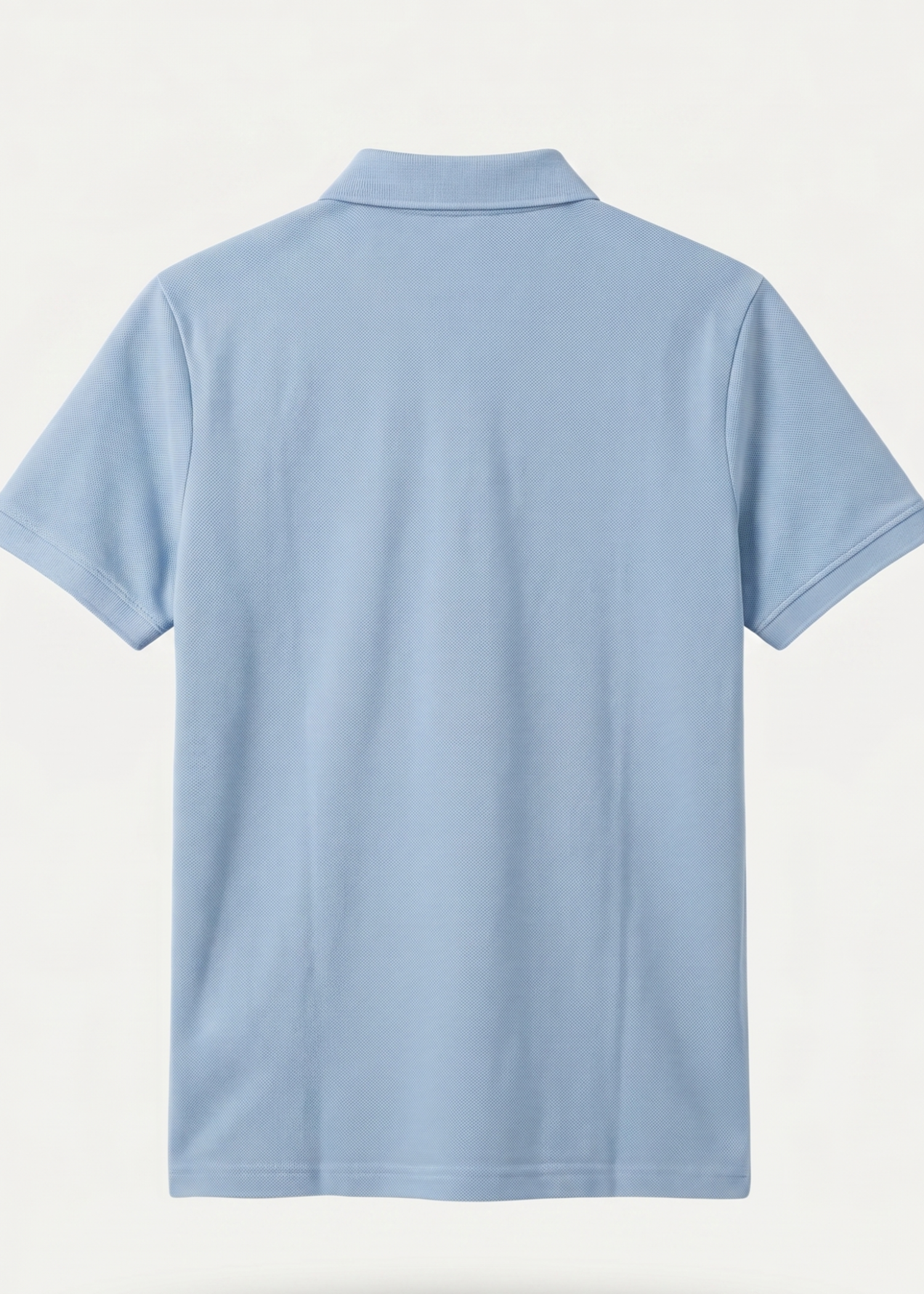 cotton pique Polo Shirt in Sky blue by MINT By Muraqsh