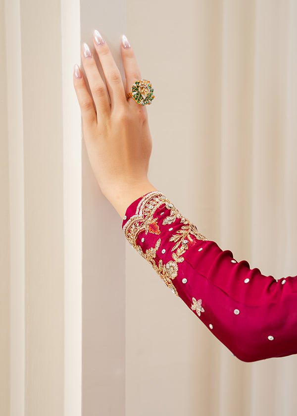 charmuse/shamooz Kurta Set in Burgundy