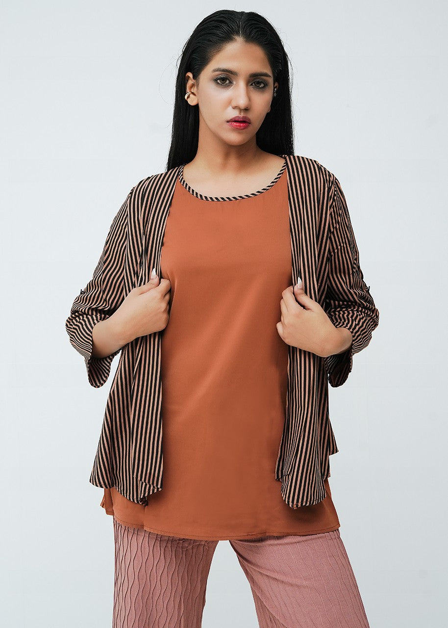 viscose Cardigan in Multi